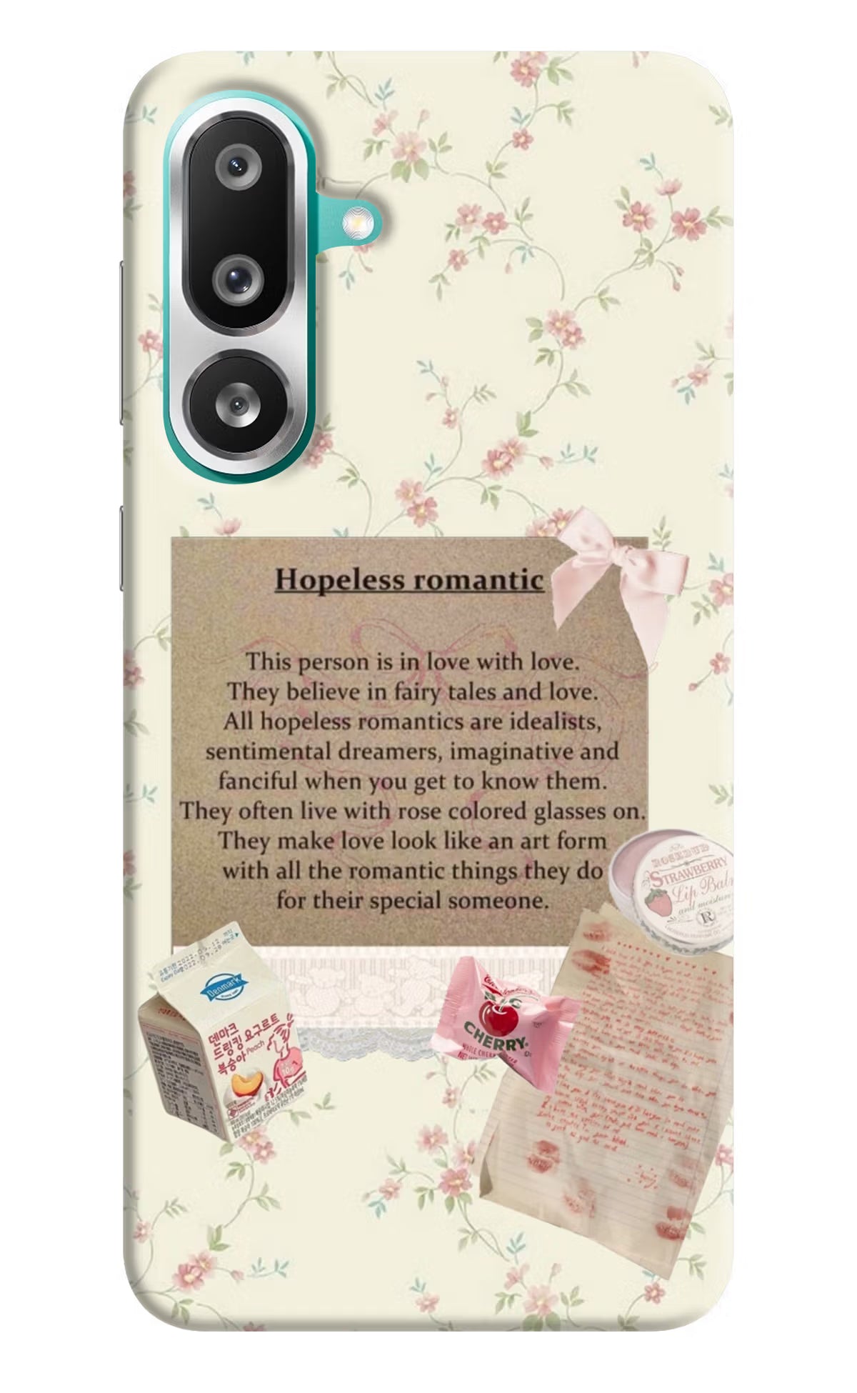 Hopeless Romantic Samsung F56 Back Cover - Hopeless Romantic Samsung F56 Hard Case Back Cover by Casekaro Hopeless Romantic Samsung F56 Hard Case Back Cover by Casekaro