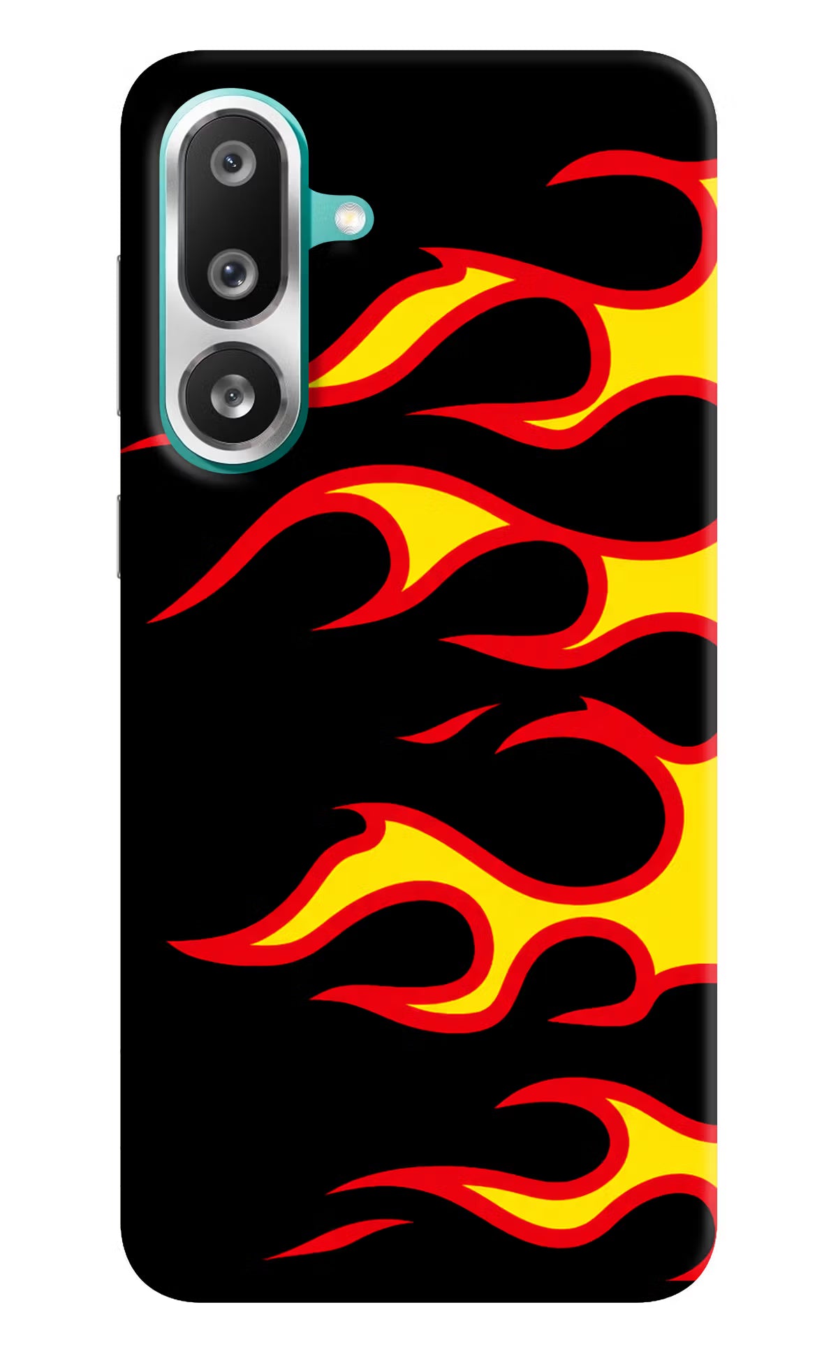 Side Sweep Flames Samsung F56 Back Cover - Side Sweep Flames Samsung F56 Hard Case Back Cover by Casekaro Side Sweep Flames Samsung F56 Hard Case Back Cover by Casekaro