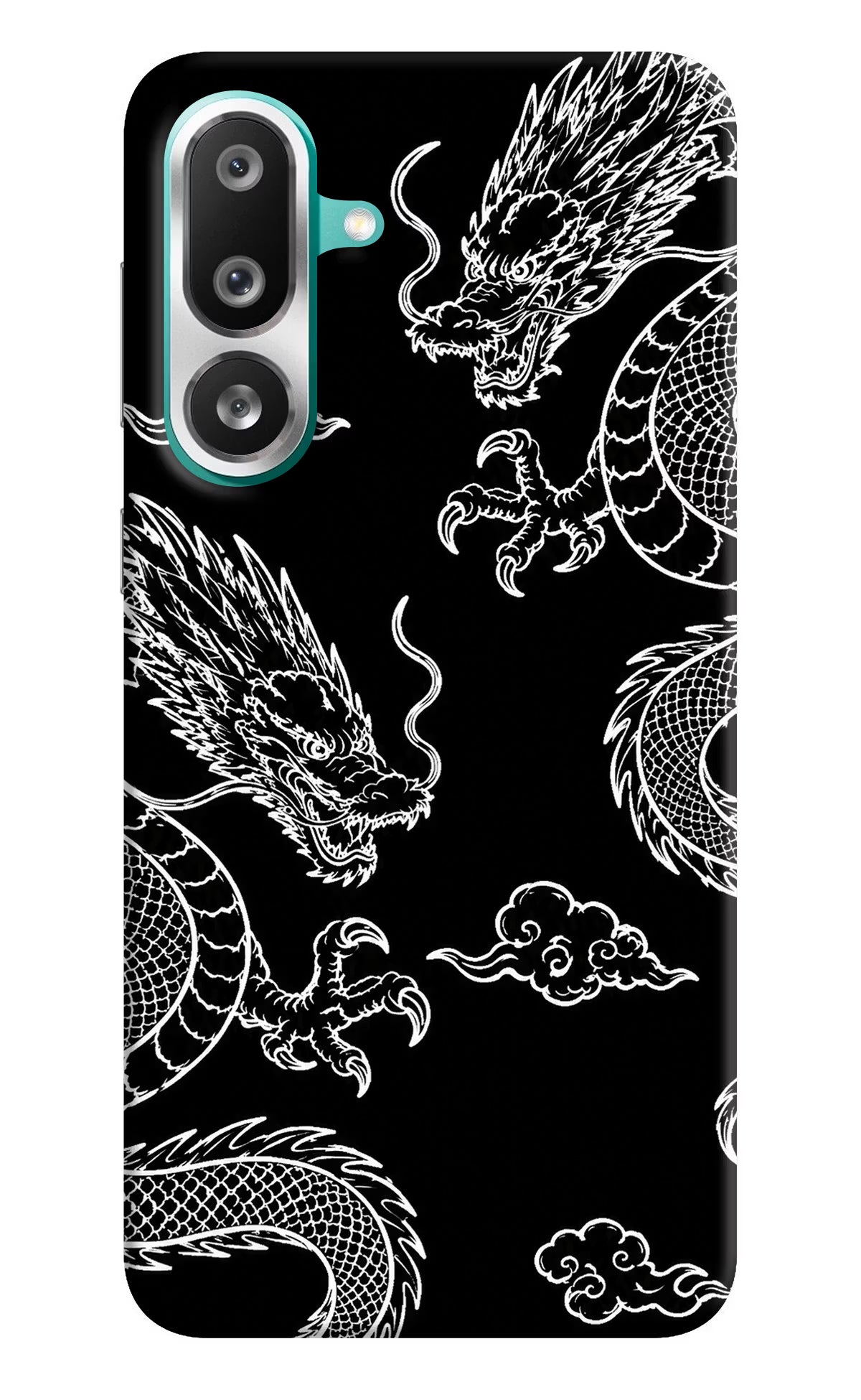 Twin Dragons Samsung F56 Back Cover - Twin Dragons Samsung F56 Hard Case Back Cover by Casekaro Twin Dragons Samsung F56 Hard Case Back Cover by Casekaro