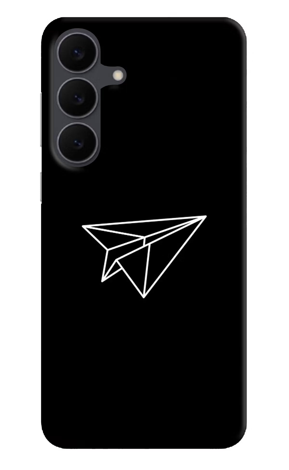 Paper Plane White Samsung S25 FE 5G Back Cover - Paper Plane White Samsung S25 FE 5G Hard Case Back Cover by Casekaro Paper Plane White Samsung S25 FE 5G Hard Case Back Cover by Casekaro