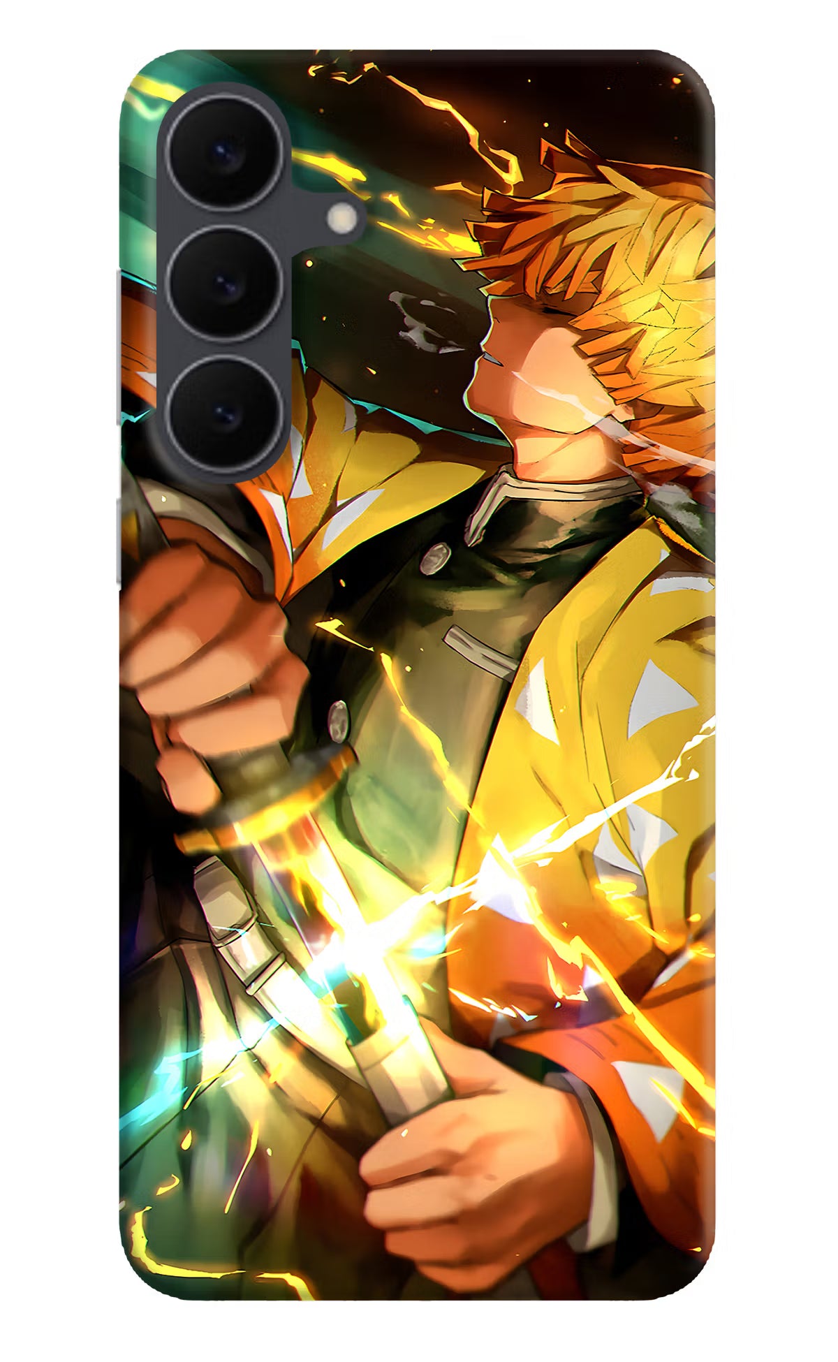 Demon Slayer Samsung S25 FE 5G Back Cover - Demon Slayer Samsung S25 FE 5G Hard Case Back Cover by Casekaro Demon Slayer Samsung S25 FE 5G Hard Case Back Cover by Casekaro