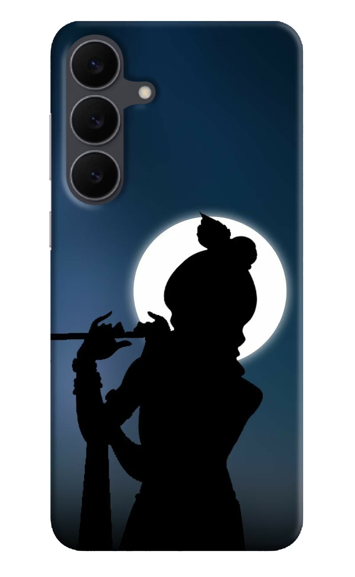 Shri Krishna Silhouette Samsung S25 FE 5G Back Cover - Shri Krishna Silhouette Samsung S25 FE 5G Hard Case Back Cover by Casekaro Shri Krishna Silhouette Samsung S25 FE 5G Hard Case Back Cover by Casekaro