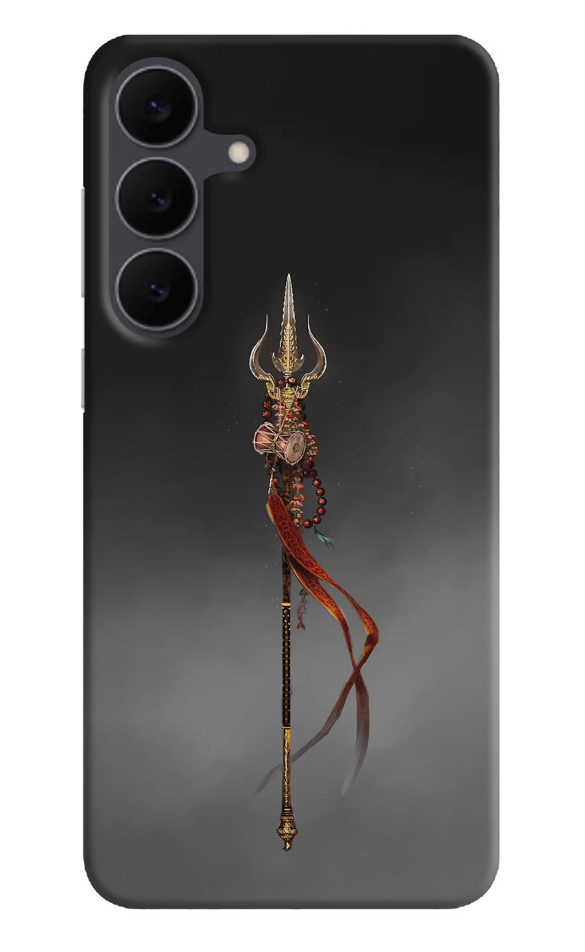 Shiv Trishul Samsung S25 FE 5G Back Cover - Shiv Trishul Samsung S25 FE 5G Hard Case Back Cover by Casekaro Shiv Trishul Samsung S25 FE 5G Hard Case Back Cover by Casekaro