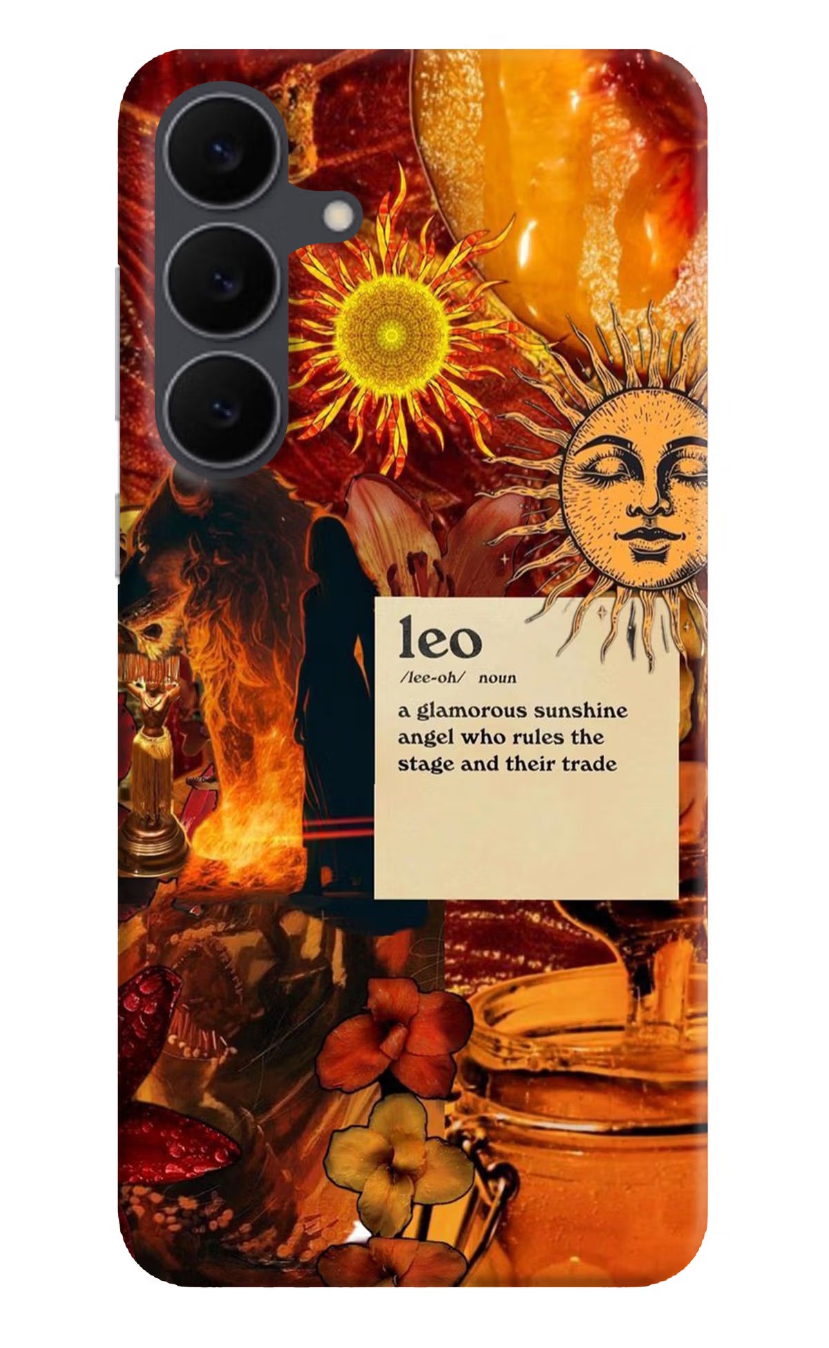 Leo Zodiac Samsung S25 FE 5G Back Cover - Leo Zodiac Samsung S25 FE 5G Hard Case Back Cover by Casekaro Leo Zodiac Samsung S25 FE 5G Hard Case Back Cover by Casekaro