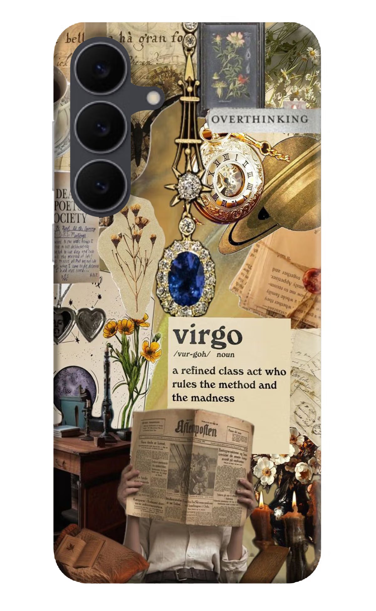 Virgo Zodiac Samsung S25 FE 5G Back Cover - Virgo Zodiac Samsung S25 FE 5G Hard Case Back Cover by Casekaro Virgo Zodiac Samsung S25 FE 5G Hard Case Back Cover by Casekaro