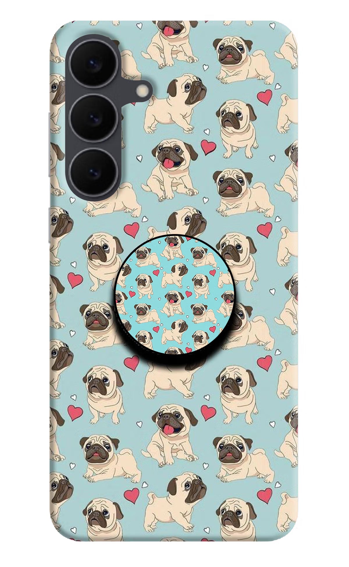 Pug Dog Samsung S25 FE 5G Pop Case - Pug Dog Samsung S25 FE 5G Pop Case by Casekaro Pug Dog Samsung S25 FE 5G Pop Case by Casekaro