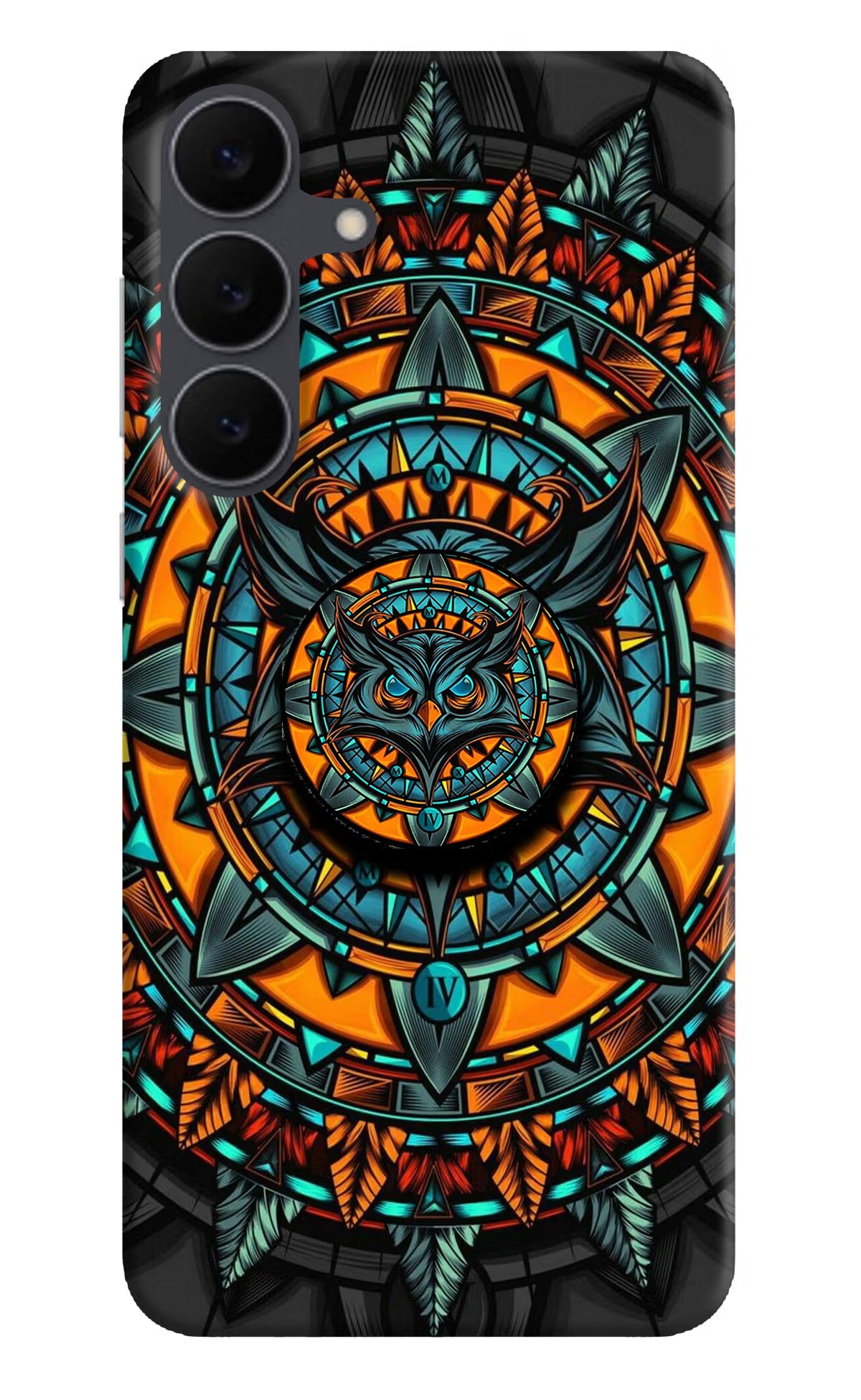 Angry Owl Samsung S25 FE 5G Pop Case - Angry Owl Samsung S25 FE 5G Pop Case by Casekaro Angry Owl Samsung S25 FE 5G Pop Case by Casekaro