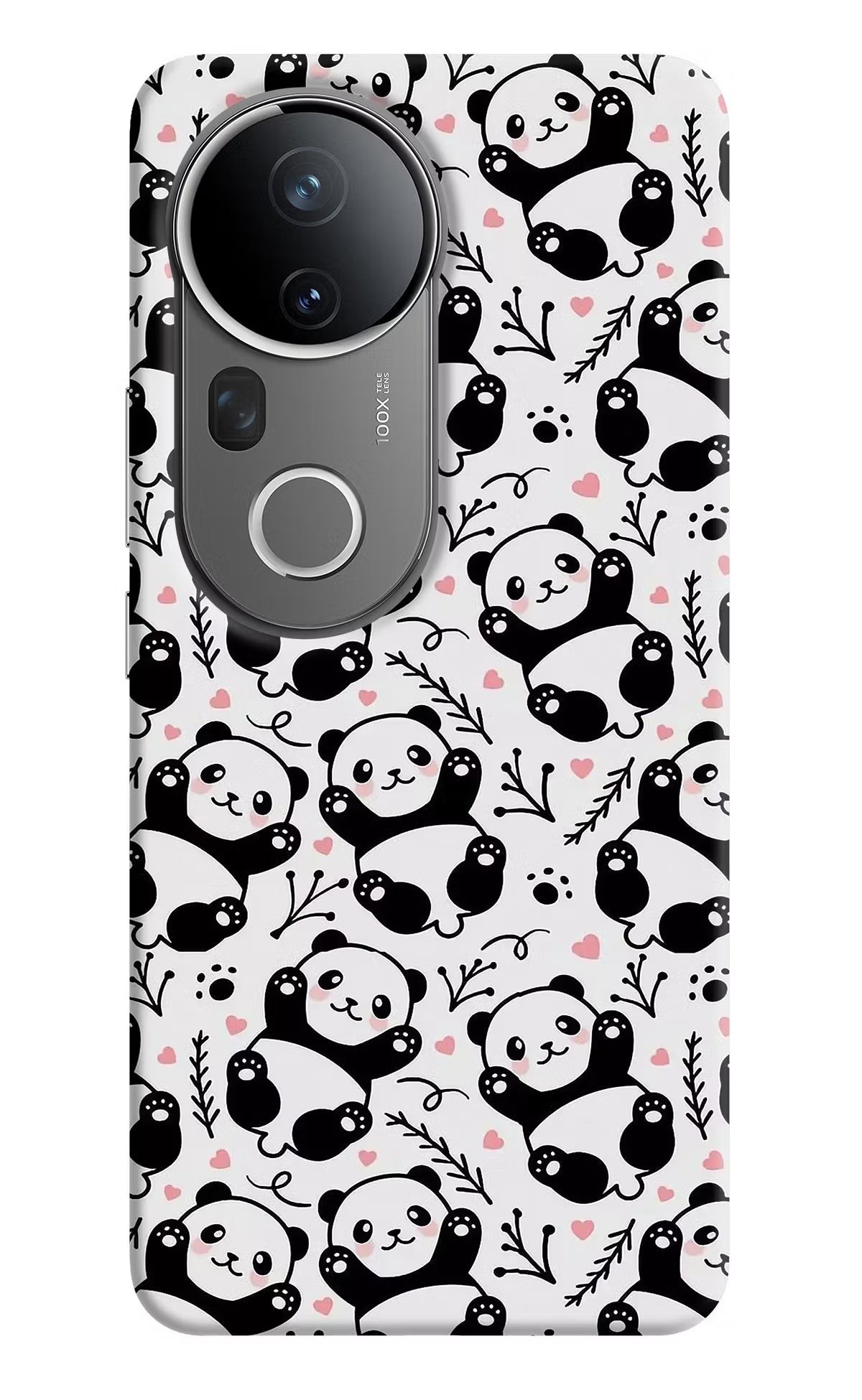 Cute Panda Vivo T4 Ultra 5G Back Cover - Cute Panda Vivo T4 Ultra 5G Hard Case Back Cover by Casekaro Cute Panda Vivo T4 Ultra 5G Hard Case Back Cover by Casekaro