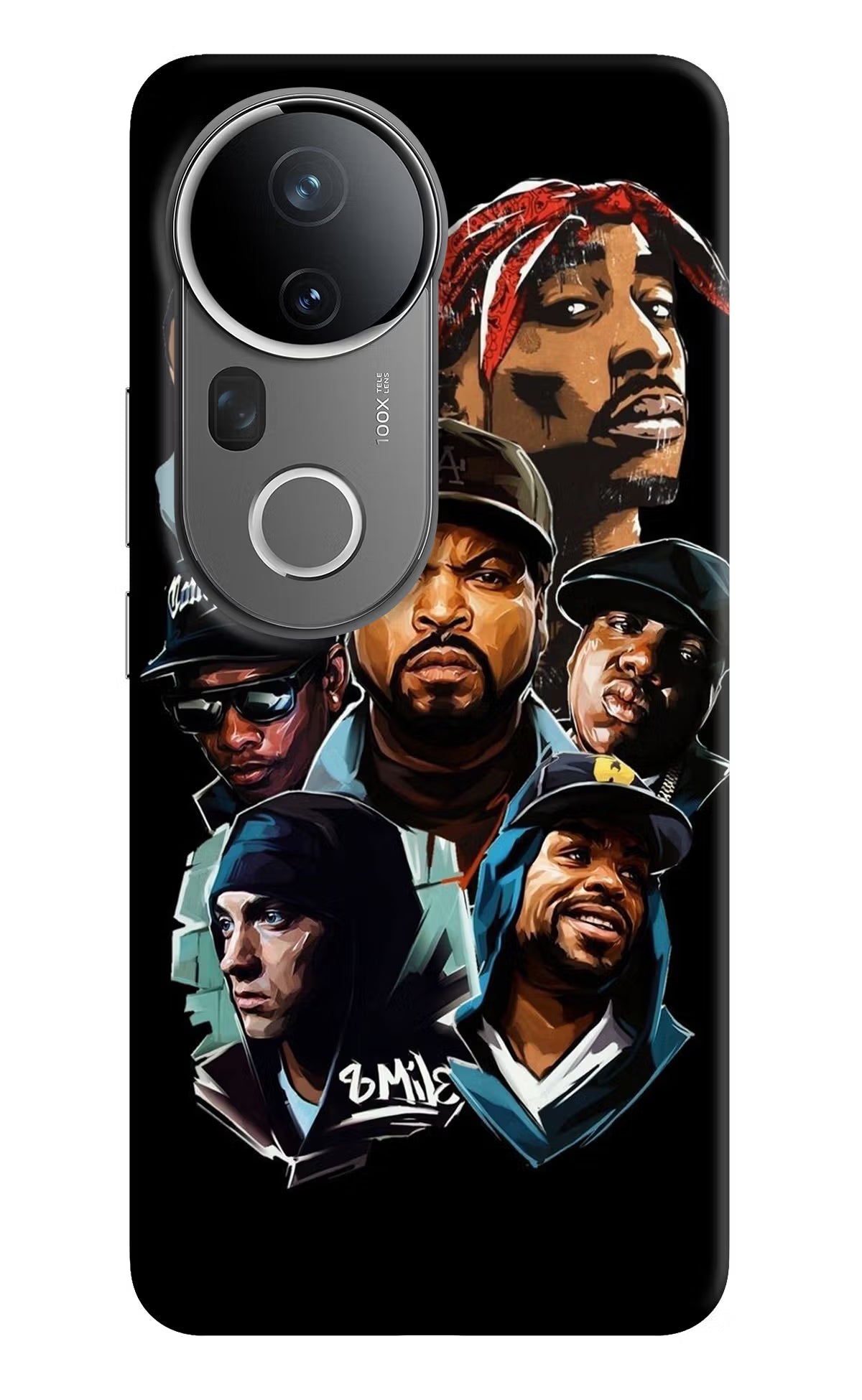 Rappers Vivo T4 Ultra 5G Back Cover - Rappers Vivo T4 Ultra 5G Hard Case Back Cover by Casekaro Rappers Vivo T4 Ultra 5G Hard Case Back Cover by Casekaro