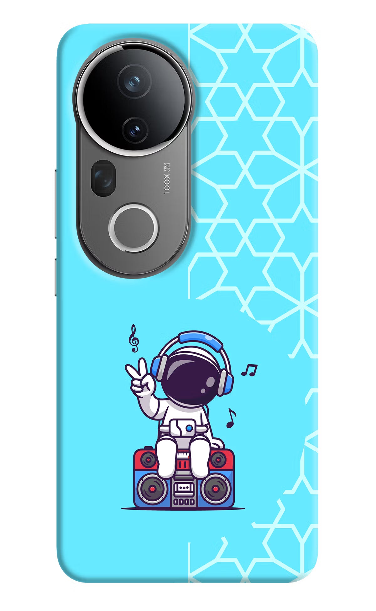 Cute Astronaut Chilling Vivo T4 Ultra 5G Back Cover - Cute Astronaut Chilling Vivo T4 Ultra 5G Hard Case Back Cover by Casekaro Cute Astronaut Chilling Vivo T4 Ultra 5G Hard Case Back Cover by Casekaro