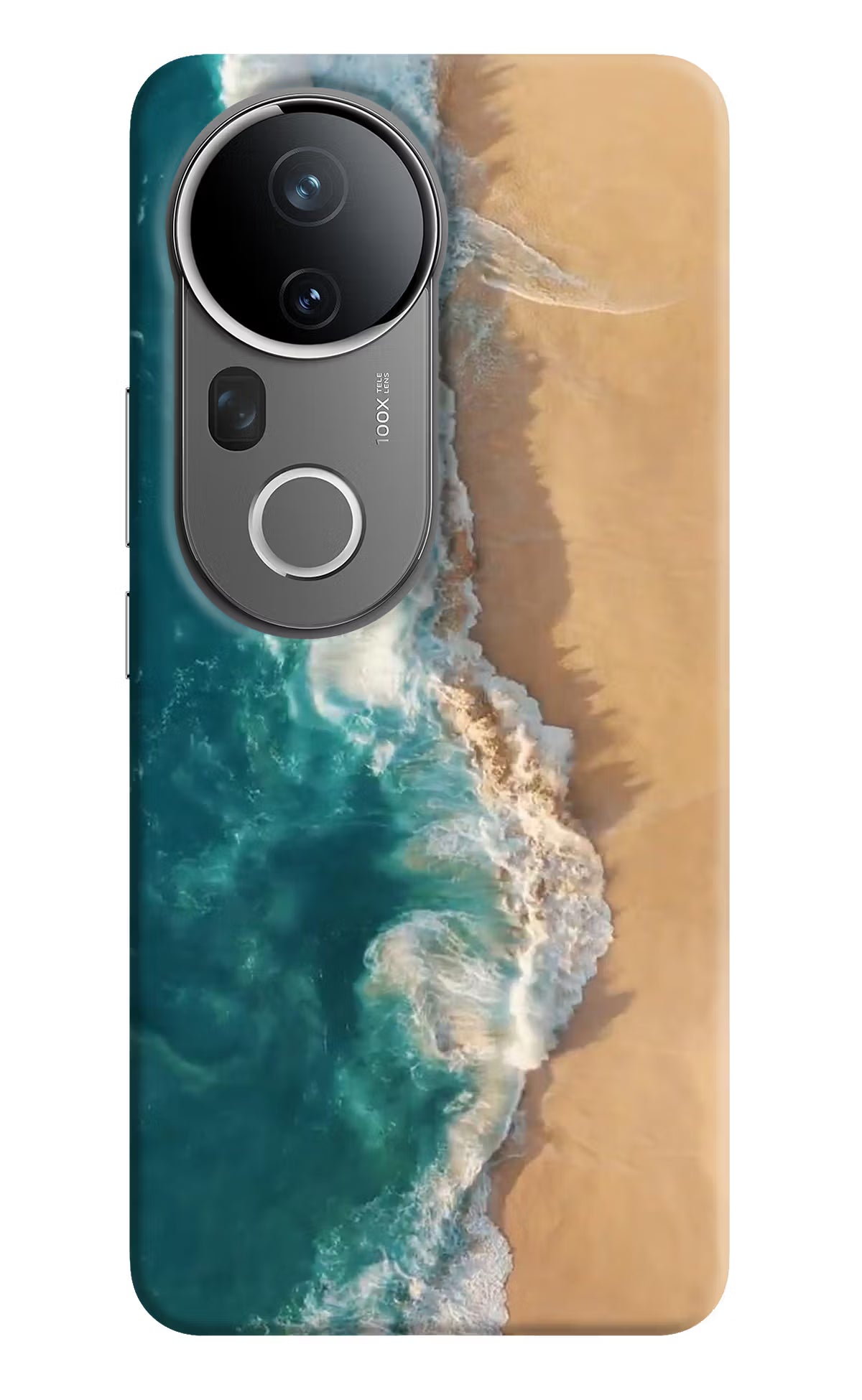 Ocean Beach Vivo T4 Ultra 5G Back Cover - Ocean Beach Vivo T4 Ultra 5G Hard Case Back Cover by Casekaro Ocean Beach Vivo T4 Ultra 5G Hard Case Back Cover by Casekaro