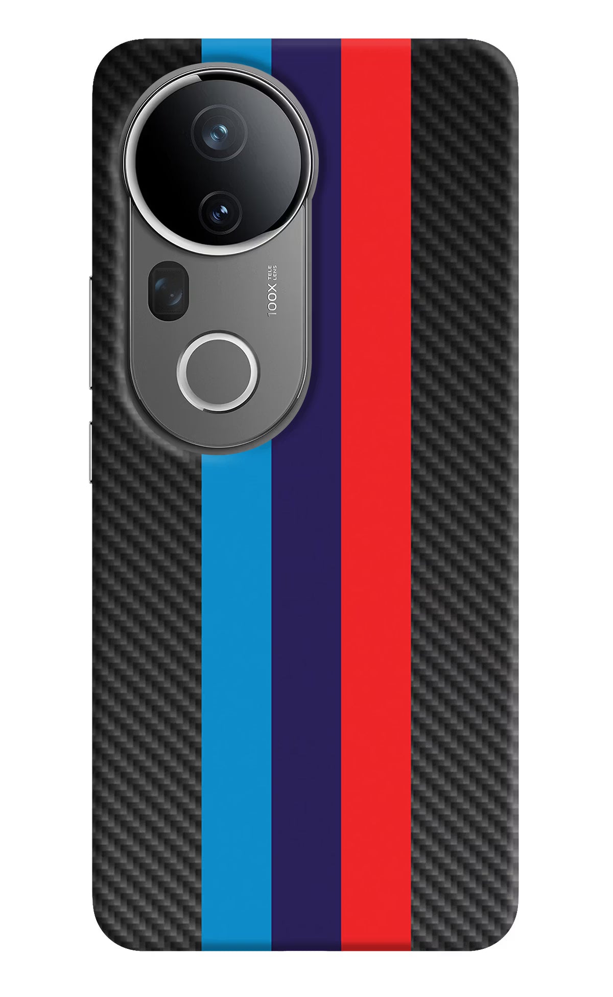 BMW Stripes Pattern Vivo T4 Ultra 5G Back Cover - BMW Stripes Pattern Vivo T4 Ultra 5G Hard Case Back Cover by Casekaro BMW Stripes Pattern Vivo T4 Ultra 5G Hard Case Back Cover by Casekaro