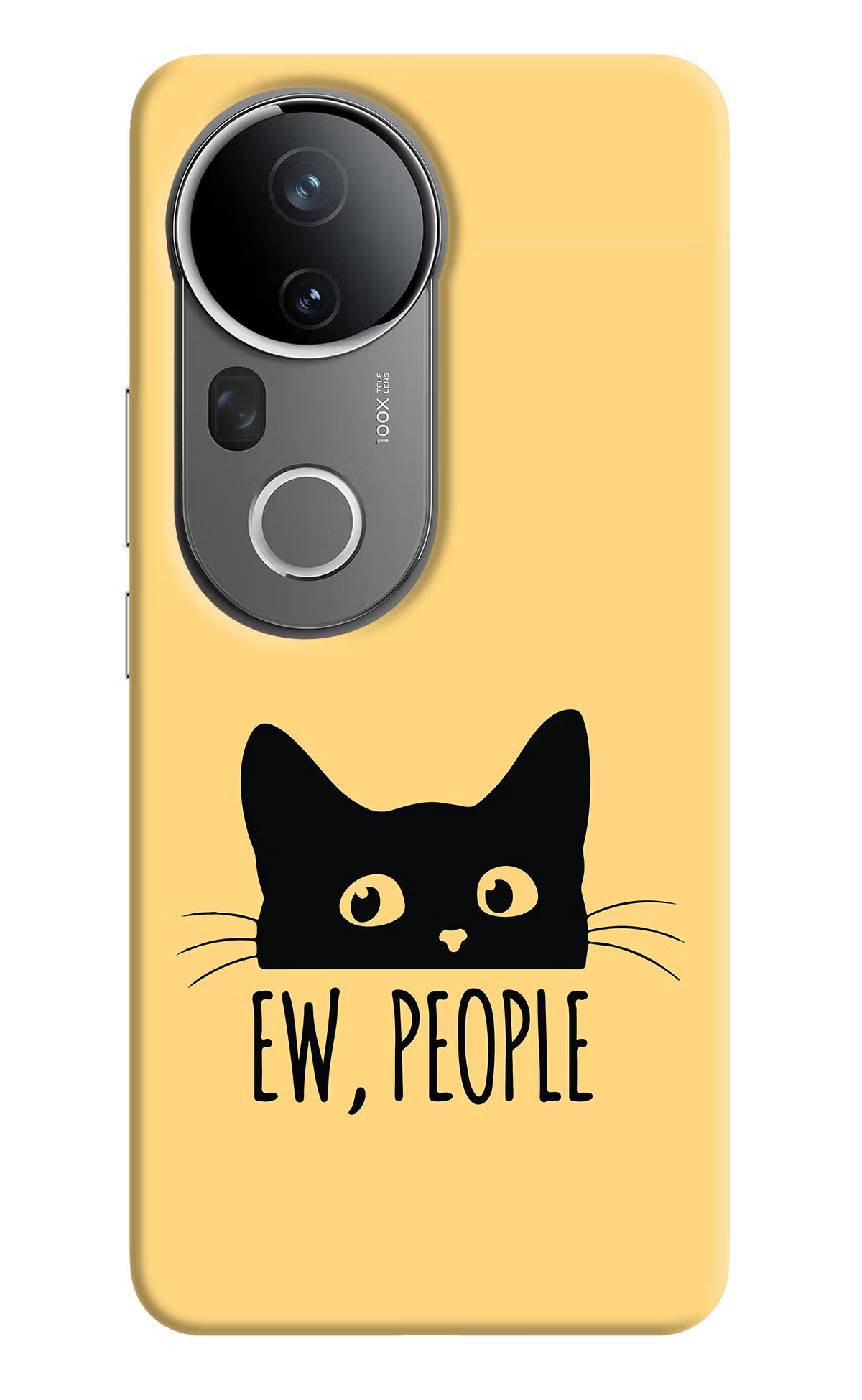 Ew People Catitude Vivo T4 Ultra 5G Back Cover - Ew People Catitude Vivo T4 Ultra 5G Hard Case Back Cover by Casekaro Ew People Catitude Vivo T4 Ultra 5G Hard Case Back Cover by Casekaro