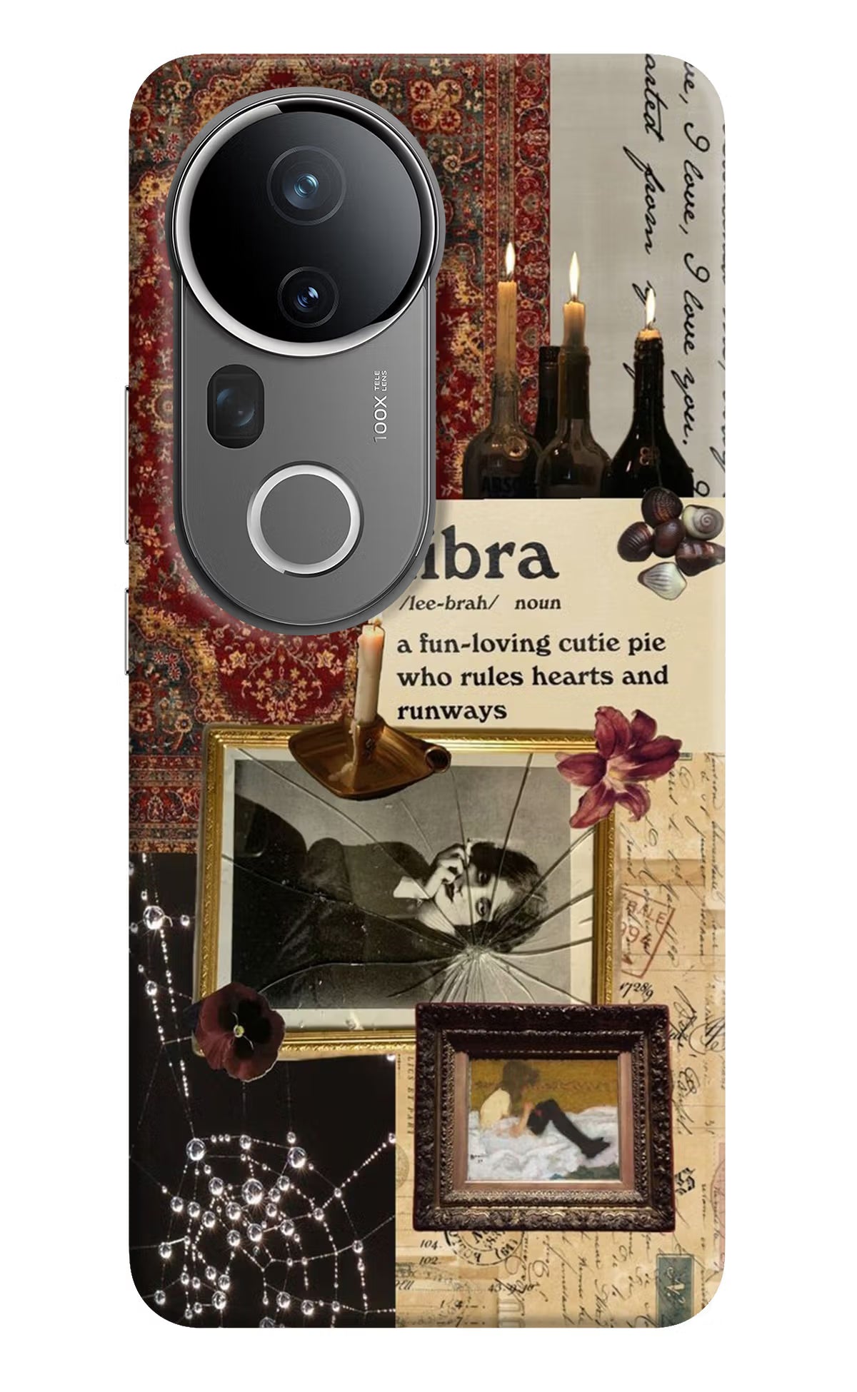 Libra Zodiac Vivo T4 Ultra 5G Back Cover - Libra Zodiac Vivo T4 Ultra 5G Hard Case Back Cover by Casekaro Libra Zodiac Vivo T4 Ultra 5G Hard Case Back Cover by Casekaro