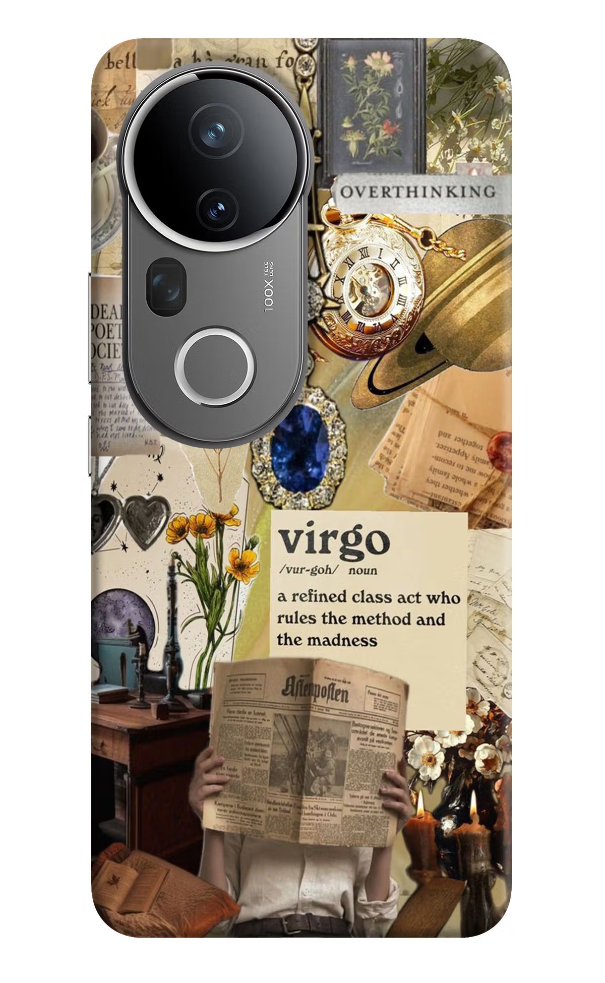 Virgo Zodiac Vivo T4 Ultra 5G Back Cover - Virgo Zodiac Vivo T4 Ultra 5G Hard Case Back Cover by Casekaro Virgo Zodiac Vivo T4 Ultra 5G Hard Case Back Cover by Casekaro