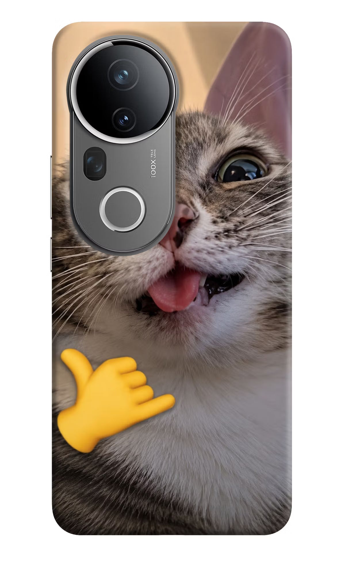 Silly Cat Call Vivo T4 Ultra 5G Back Cover - Silly Cat Call Vivo T4 Ultra 5G Back Cover Silly Cat Call Vivo T4 Ultra 5G Back Cover