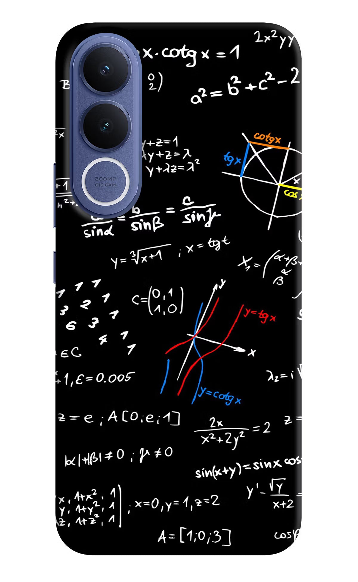 Mathematics Formula Vivo V70 FE 5G Back Cover - Mathematics Formula Vivo V70 FE 5G Hard Case Back Cover by Casekaro Mathematics Formula Vivo V70 FE 5G Hard Case Back Cover by Casekaro