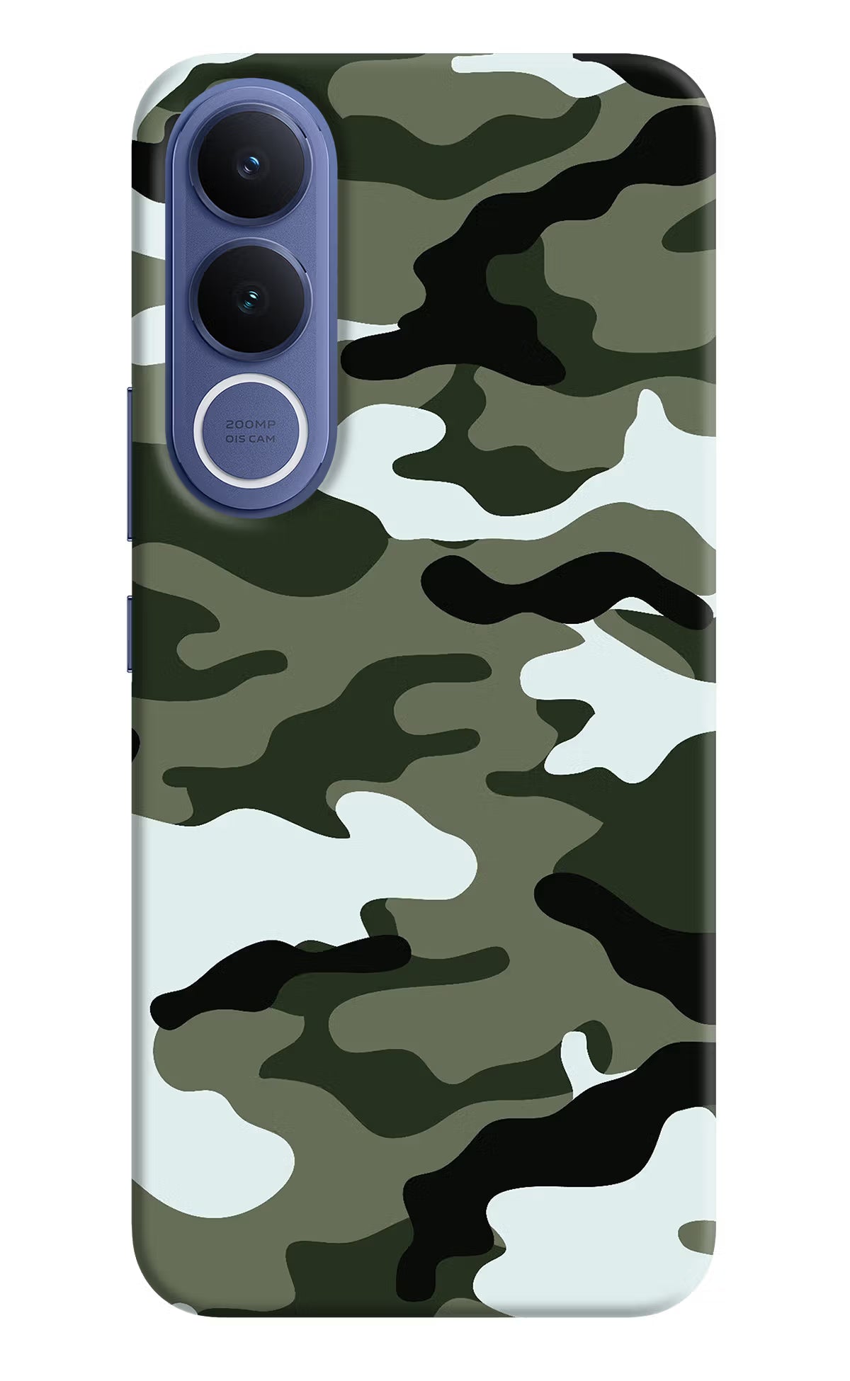 Camouflage Vivo V70 FE 5G Back Cover - Camouflage Vivo V70 FE 5G Hard Case Back Cover by Casekaro Camouflage Vivo V70 FE 5G Hard Case Back Cover by Casekaro
