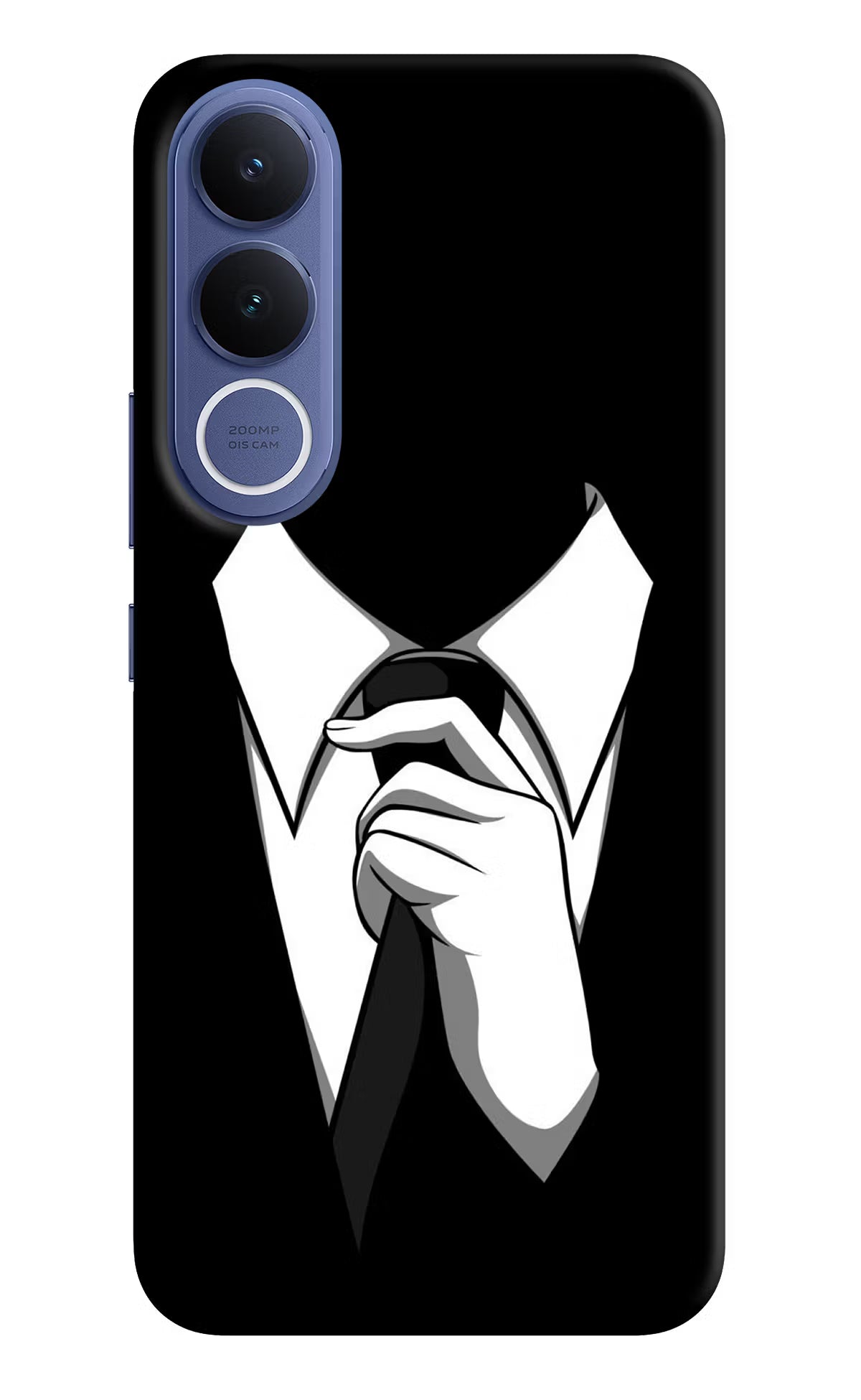 Black Tie Vivo V70 FE 5G Back Cover - Black Tie Vivo V70 FE 5G Hard Case Back Cover by Casekaro Black Tie Vivo V70 FE 5G Hard Case Back Cover by Casekaro