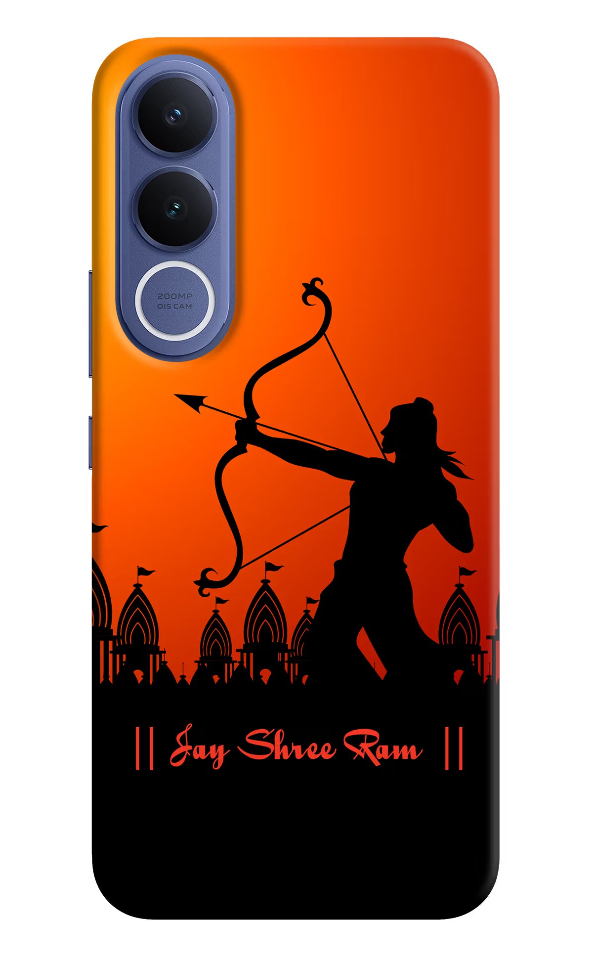 Lord Ram - 4 Vivo V70 FE 5G Back Cover - Lord Ram - 4 Vivo V70 FE 5G Hard Case Back Cover by Casekaro Lord Ram - 4 Vivo V70 FE 5G Hard Case Back Cover by Casekaro