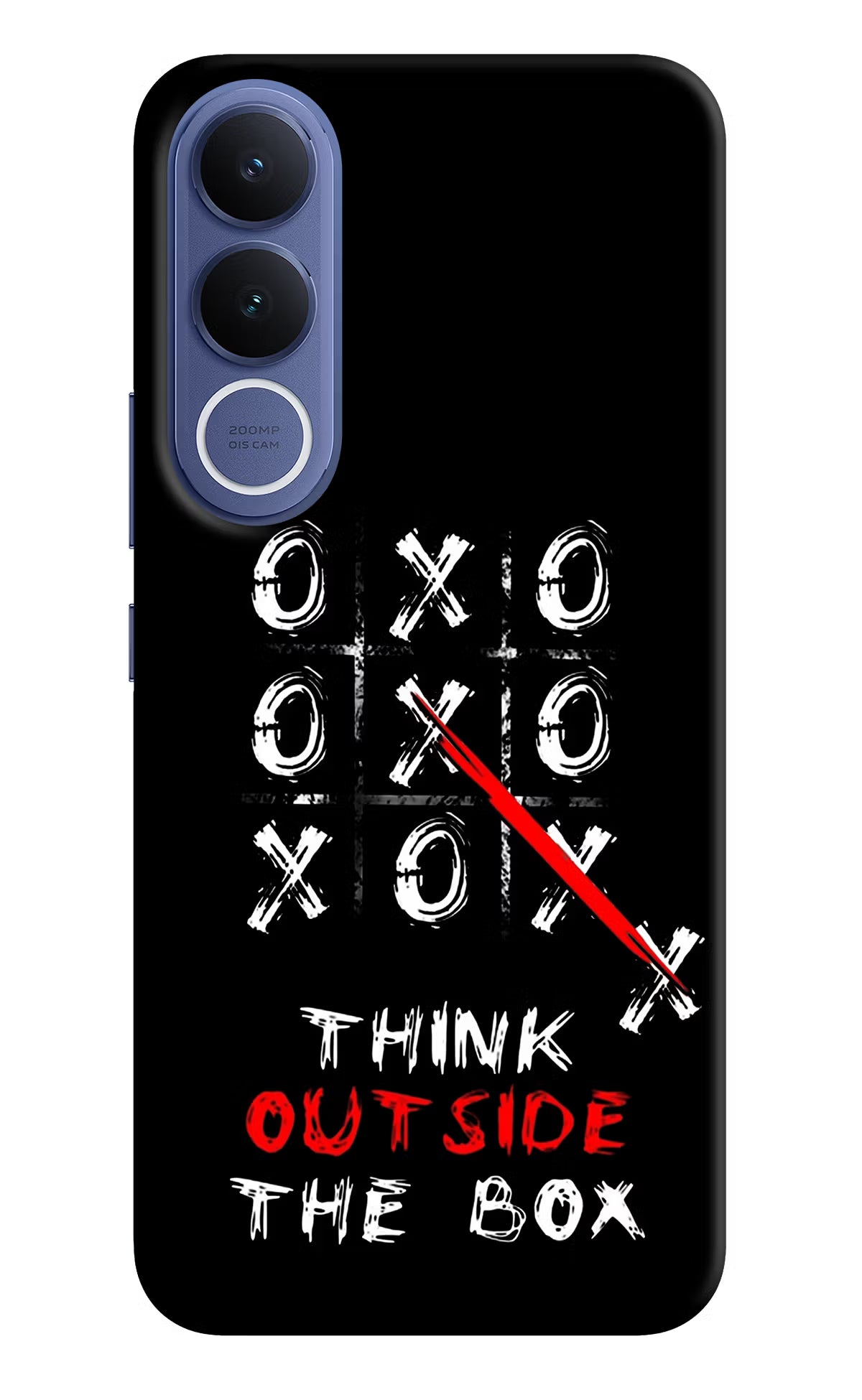 Think out of the BOX Vivo V70 FE 5G Back Cover - Think out of the BOX Vivo V70 FE 5G Hard Case Back Cover by Casekaro Think out of the BOX Vivo V70 FE 5G Hard Case Back Cover by Casekaro