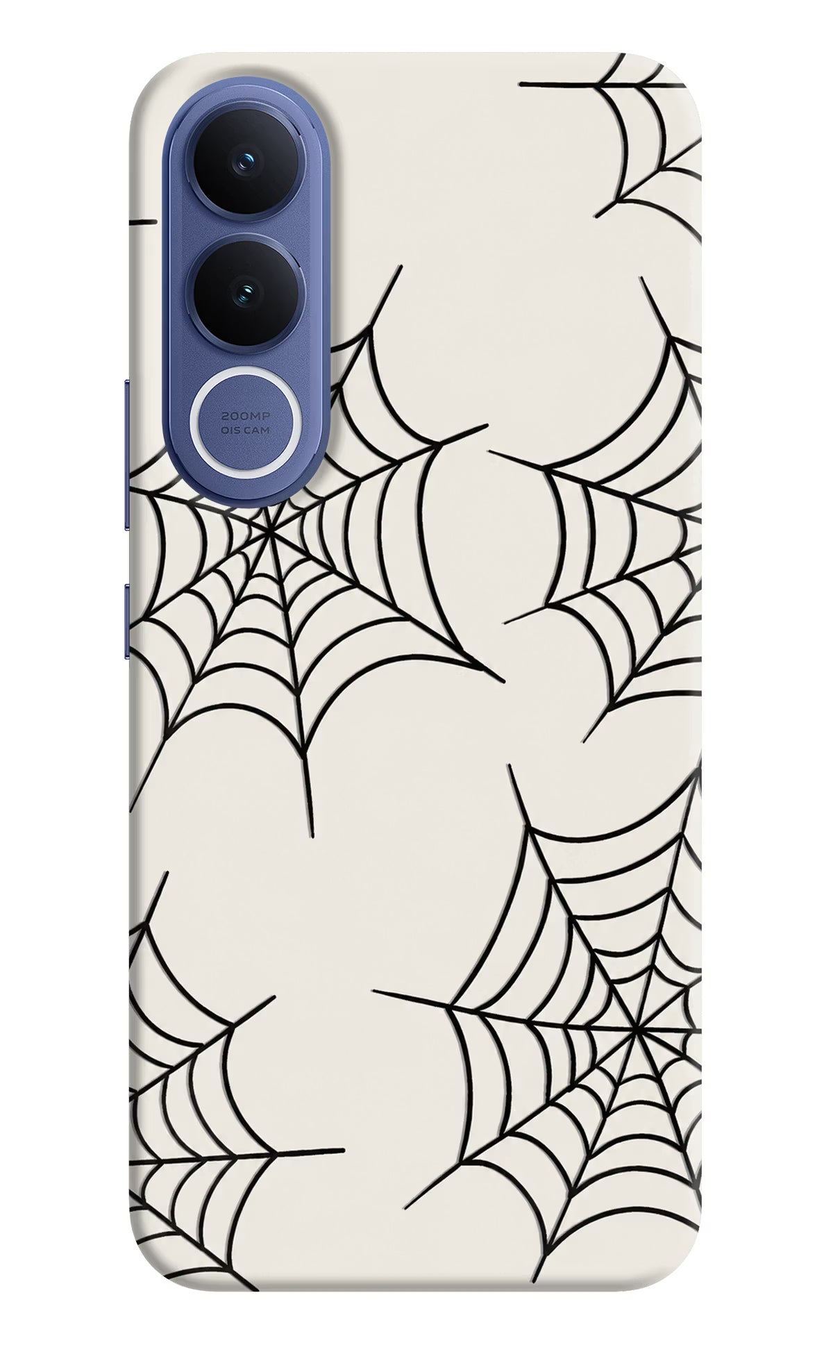 Spider Web Vivo V70 FE 5G Back Cover - Spider Web Vivo V70 FE 5G Hard Case Back Cover by Casekaro Spider Web Vivo V70 FE 5G Hard Case Back Cover by Casekaro