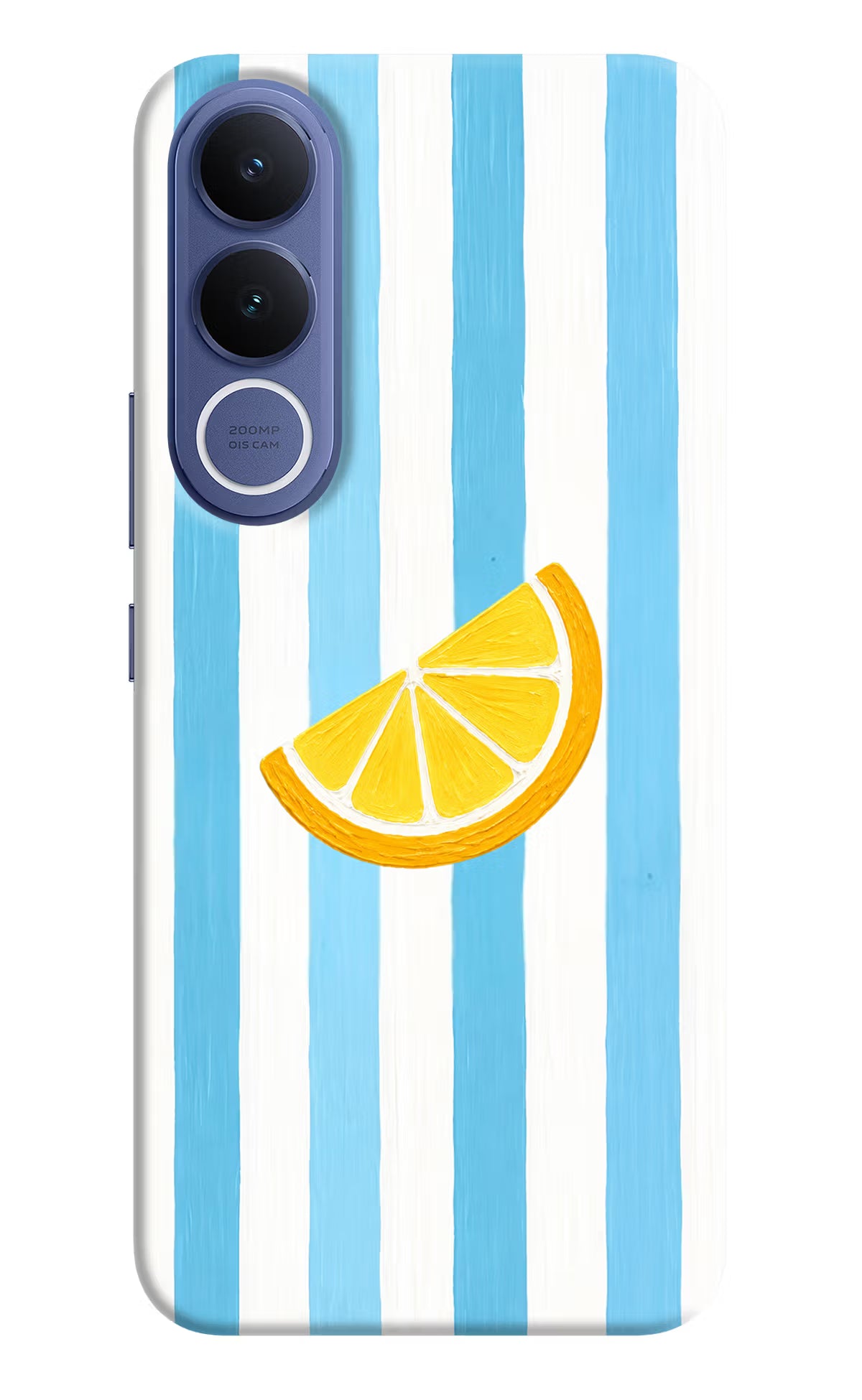 Summer Lemon Vivo V70 FE 5G Back Cover - Summer Lemon Vivo V70 FE 5G Hard Case Back Cover by Casekaro Summer Lemon Vivo V70 FE 5G Hard Case Back Cover by Casekaro