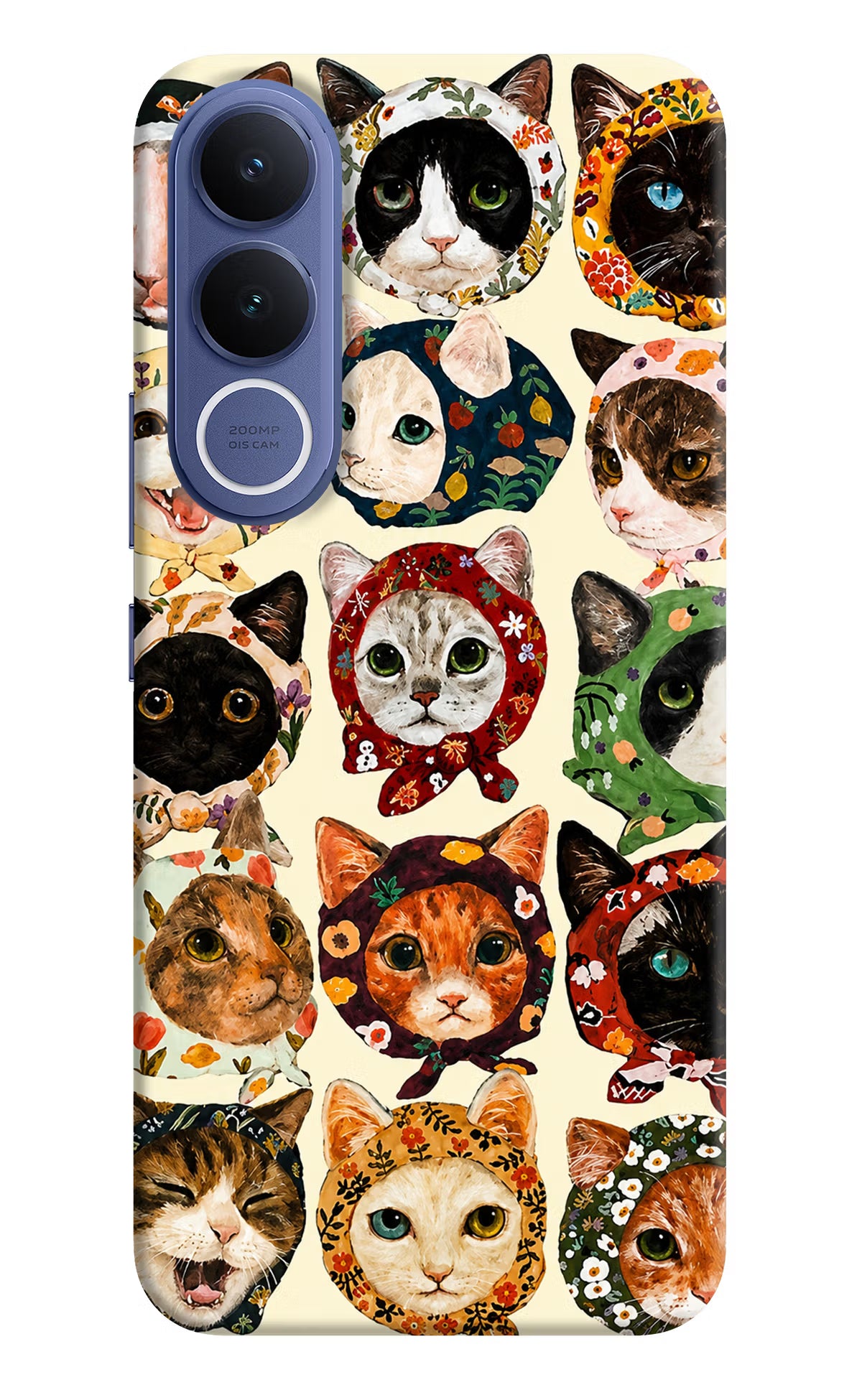Cool Cat Vivo V70 FE 5G Back Cover - Cool Cat Vivo V70 FE 5G Back Cover Cool Cat Vivo V70 FE 5G Back Cover