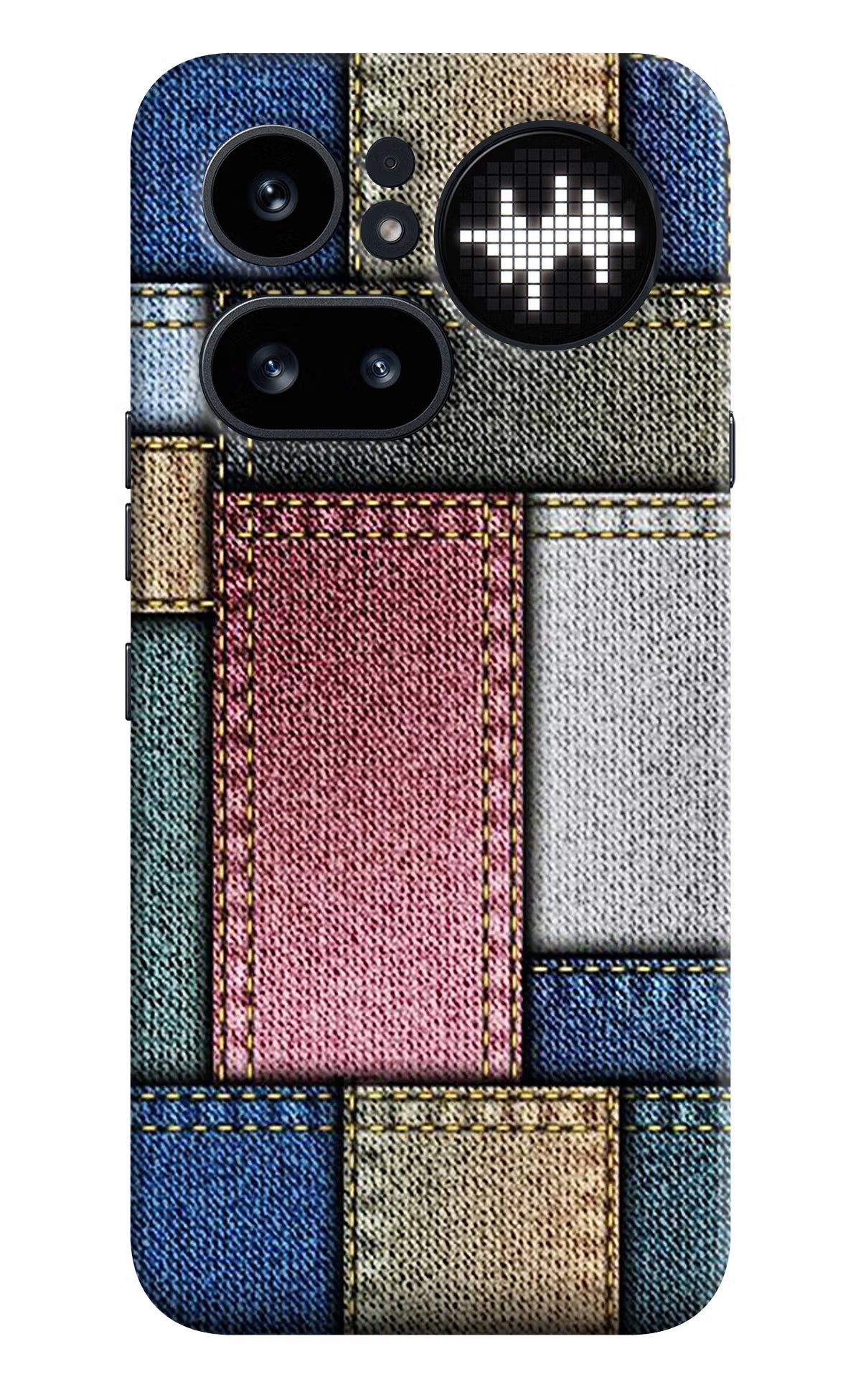Multicolor Jeans Nothing Phone 4a Pro Back Cover - Multicolor Jeans Nothing Phone 4a Pro Hard Case Back Cover by Casekaro Multicolor Jeans Nothing Phone 4a Pro Hard Case Back Cover by Casekaro