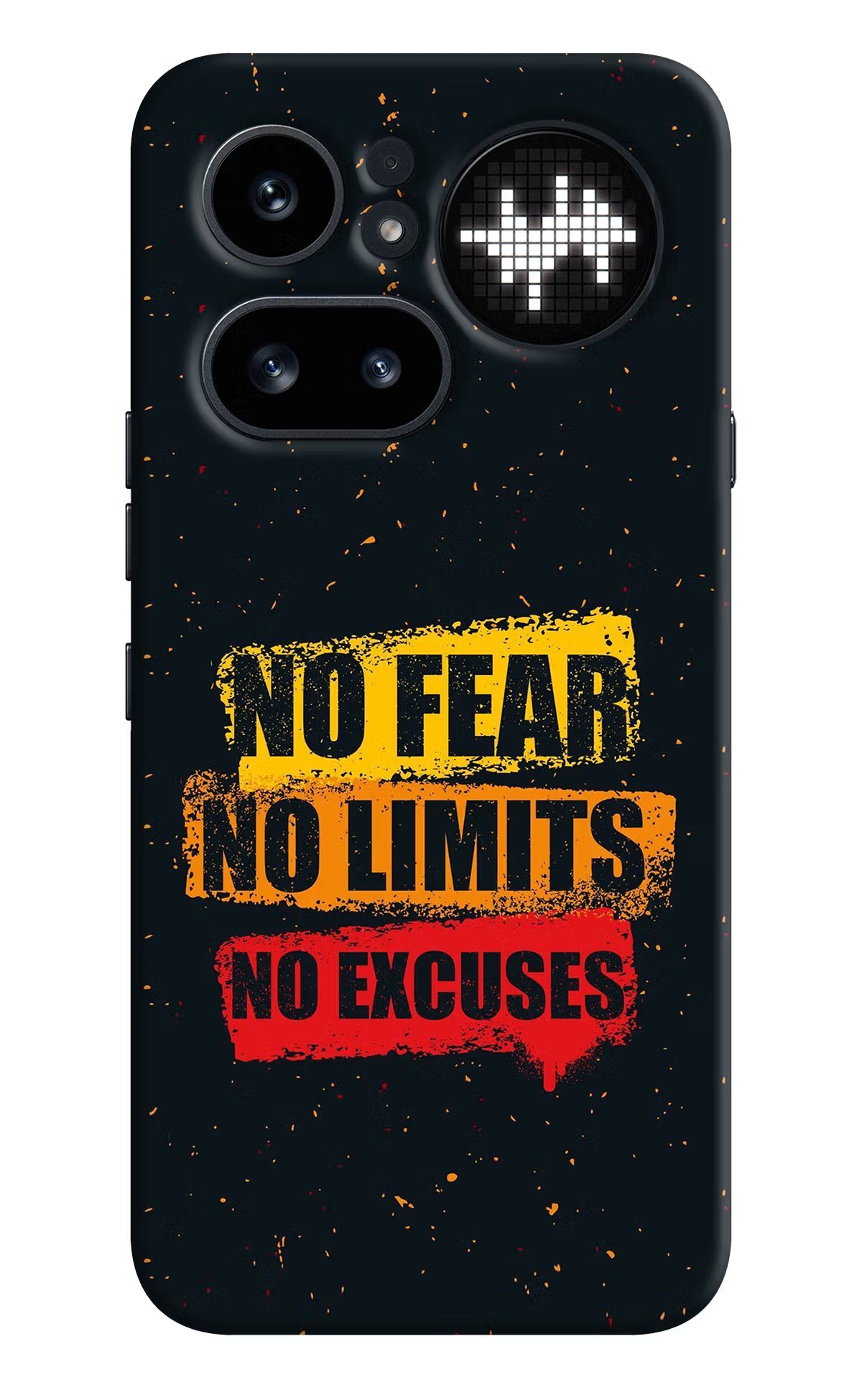 No Fear No Limits No Excuse Nothing Phone 4a Pro Back Cover - No Fear No Limits No Excuse Nothing Phone 4a Pro Hard Case Back Cover by Casekaro No Fear No Limits No Excuse Nothing Phone 4a Pro Hard Case Back Cover by Casekaro