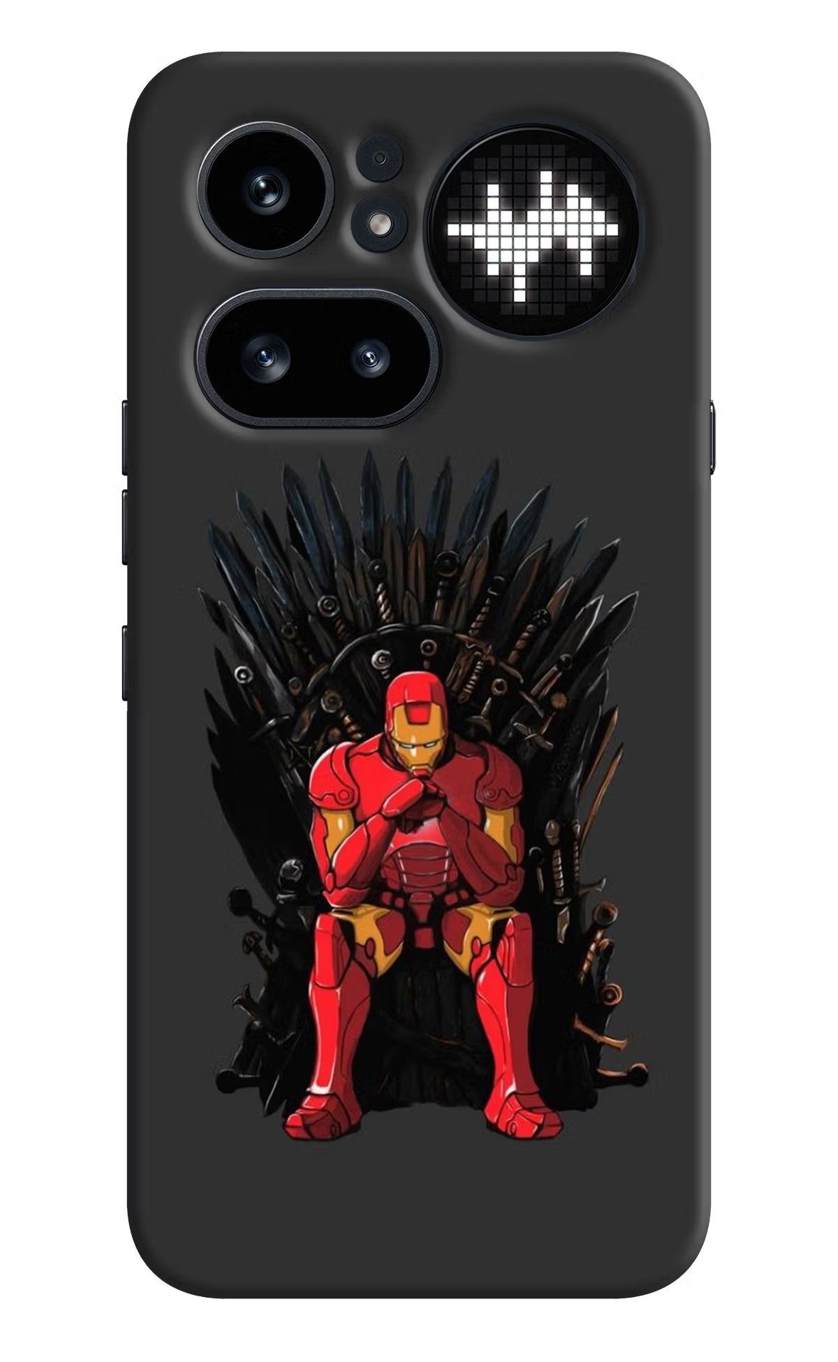 Ironman Throne Nothing Phone 4a Pro Back Cover - Ironman Throne Nothing Phone 4a Pro Hard Case Back Cover by Casekaro Ironman Throne Nothing Phone 4a Pro Hard Case Back Cover by Casekaro