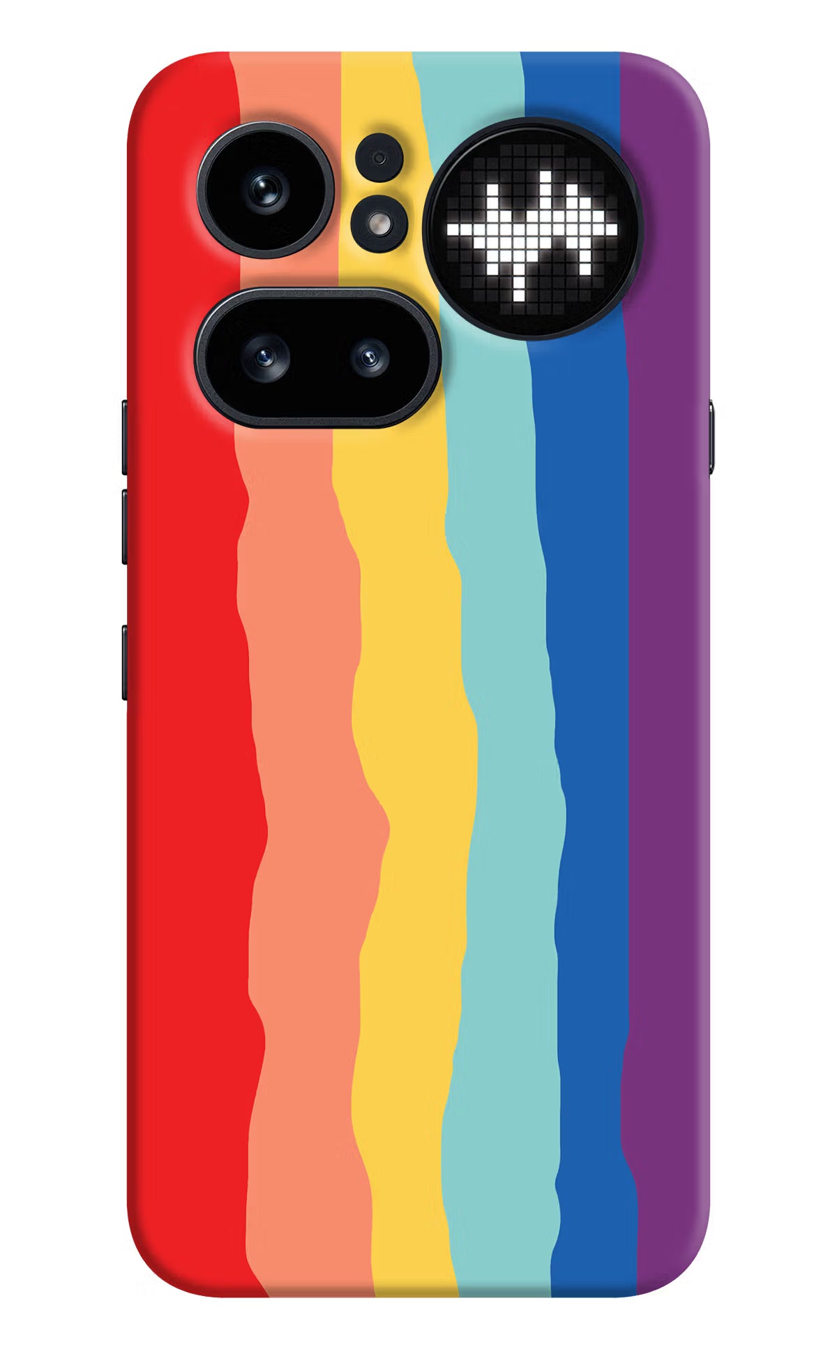Rainbow Nothing Phone 4a Pro Back Cover - Rainbow Nothing Phone 4a Pro Hard Case Back Cover by Casekaro Rainbow Nothing Phone 4a Pro Hard Case Back Cover by Casekaro