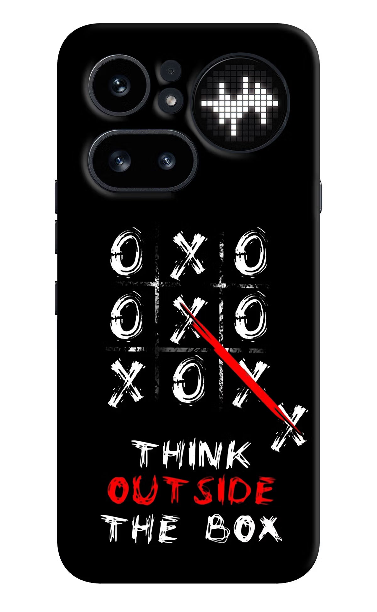Think out of the BOX Nothing Phone 4a Pro Back Cover - Think out of the BOX Nothing Phone 4a Pro Hard Case Back Cover by Casekaro Think out of the BOX Nothing Phone 4a Pro Hard Case Back Cover by Casekaro