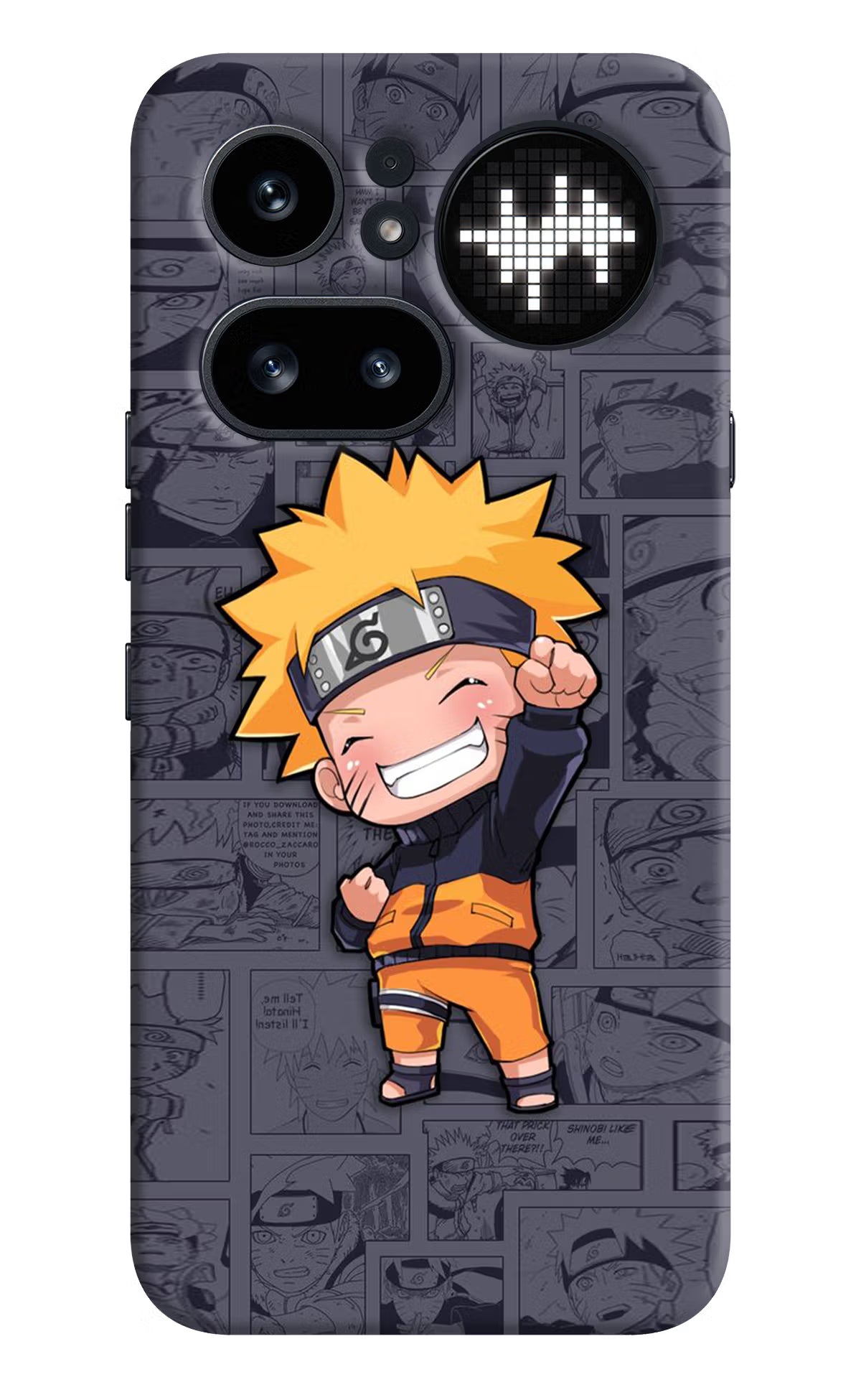 Chota Naruto Nothing Phone 4a Pro Back Cover - Chota Naruto Nothing Phone 4a Pro Hard Case Back Cover by Casekaro Chota Naruto Nothing Phone 4a Pro Hard Case Back Cover by Casekaro