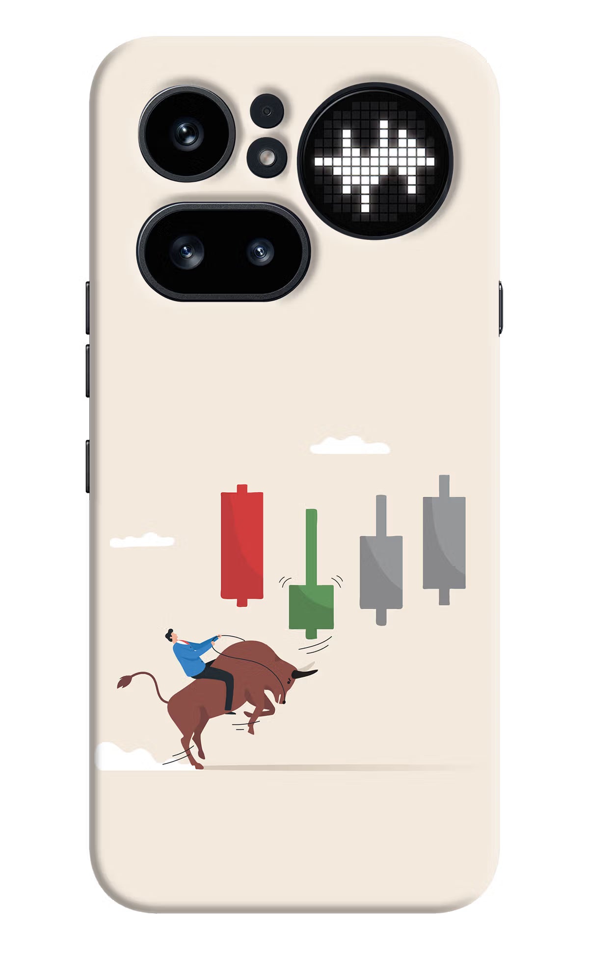 Bull Trading Momentum Nothing Phone 4a Pro Back Cover - Bull Trading Momentum Nothing Phone 4a Pro Hard Case Back Cover by Casekaro Bull Trading Momentum Nothing Phone 4a Pro Hard Case Back Cover by Casekaro
