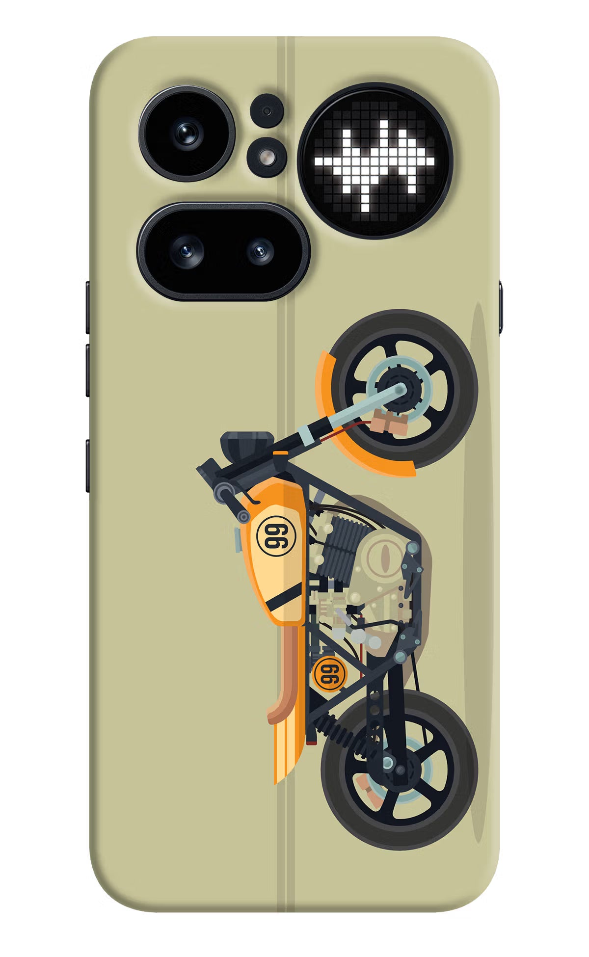 Vertical Speedster Nothing Phone 4a Pro Back Cover - Vertical Speedster Nothing Phone 4a Pro Hard Case Back Cover by Casekaro Vertical Speedster Nothing Phone 4a Pro Hard Case Back Cover by Casekaro