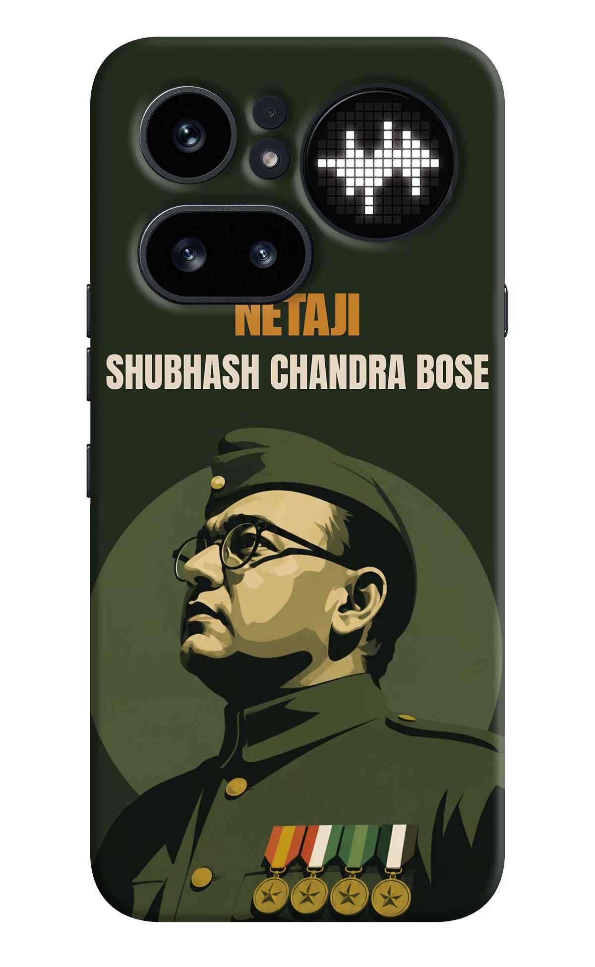 Netaji Legacy Nothing Phone 4a Pro Back Cover - Netaji Legacy Nothing Phone 4a Pro Back Cover Netaji Legacy Nothing Phone 4a Pro Back Cover