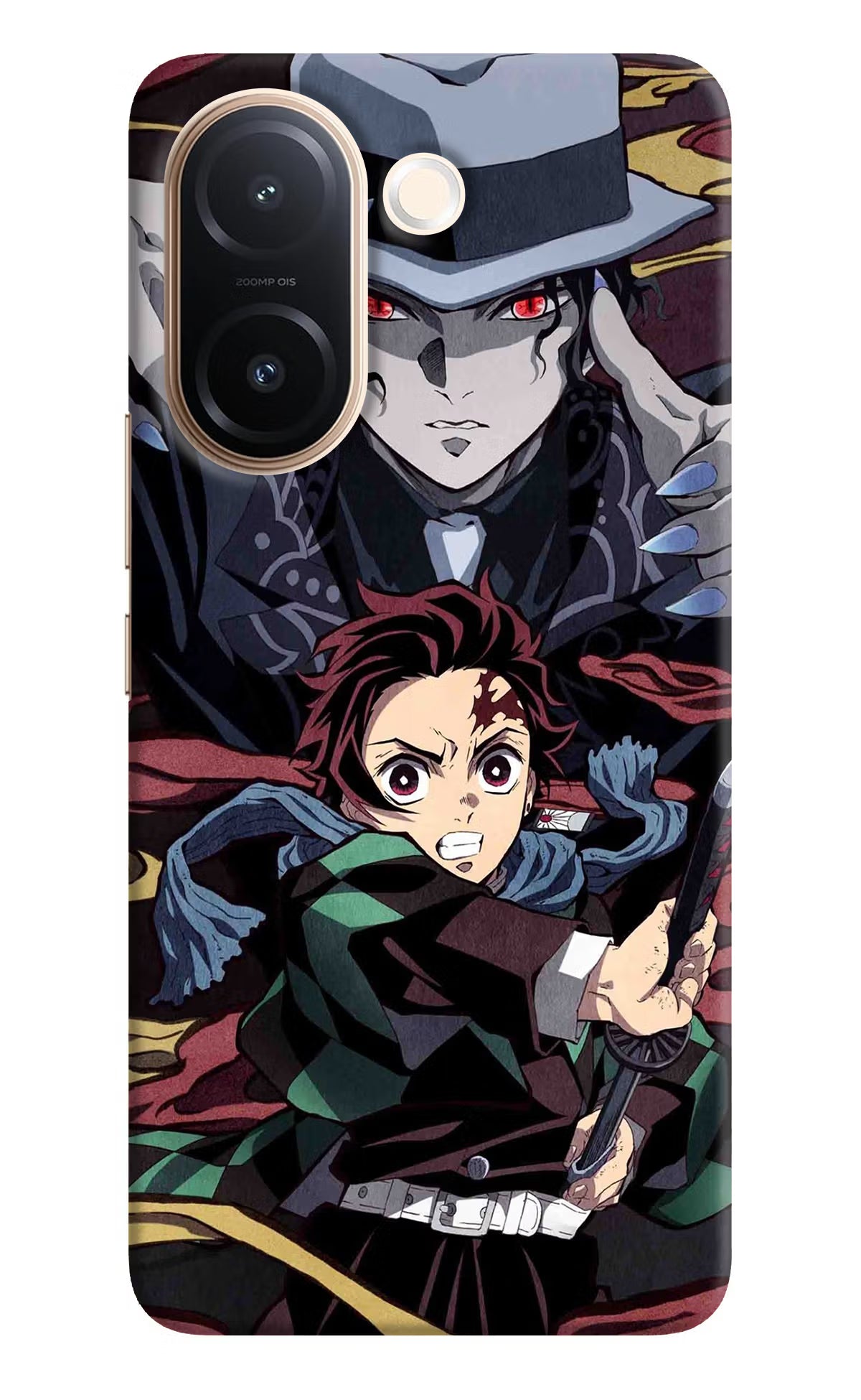Demon Slayer Vivo V60e 5G Back Cover - Demon Slayer Vivo V60e 5G Back Cover Demon Slayer Vivo V60e 5G Back Cover