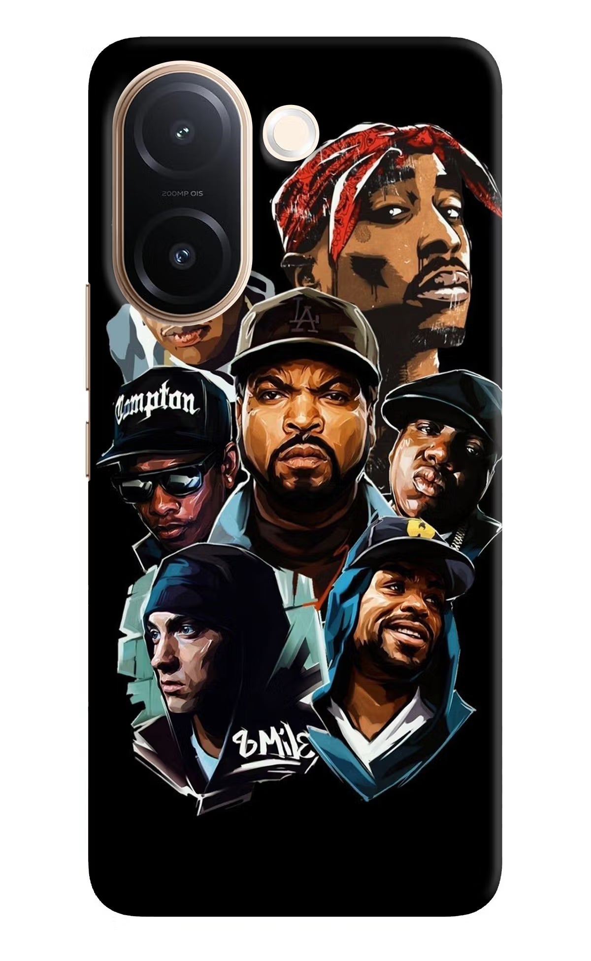 Rappers Vivo V60e 5G Back Cover - Rappers Vivo V60e 5G Back Cover Rappers Vivo V60e 5G Back Cover