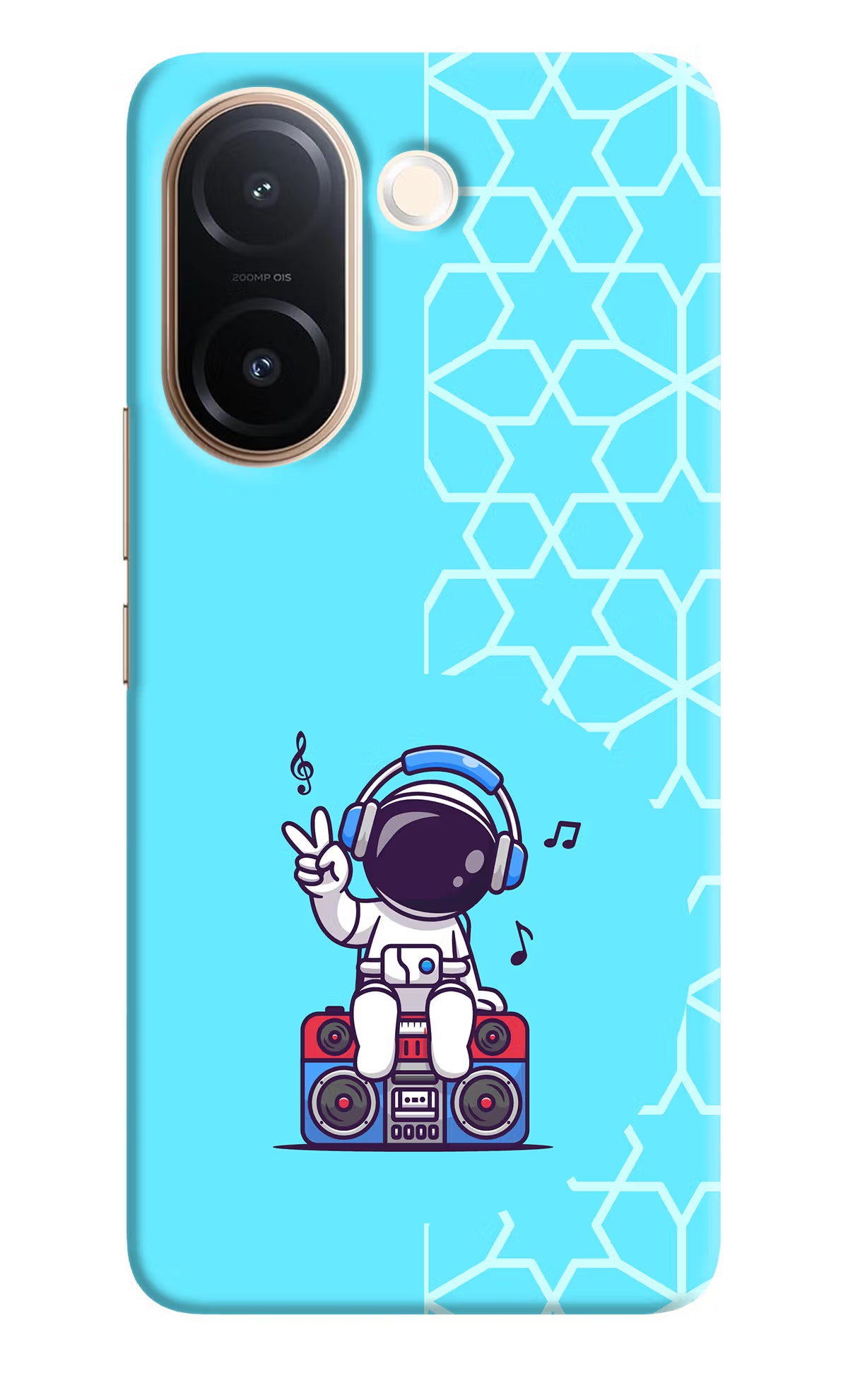 Cute Astronaut Chilling Vivo V60e 5G Back Cover - Cute Astronaut Chilling Vivo V60e 5G Back Cover Cute Astronaut Chilling Vivo V60e 5G Back Cover