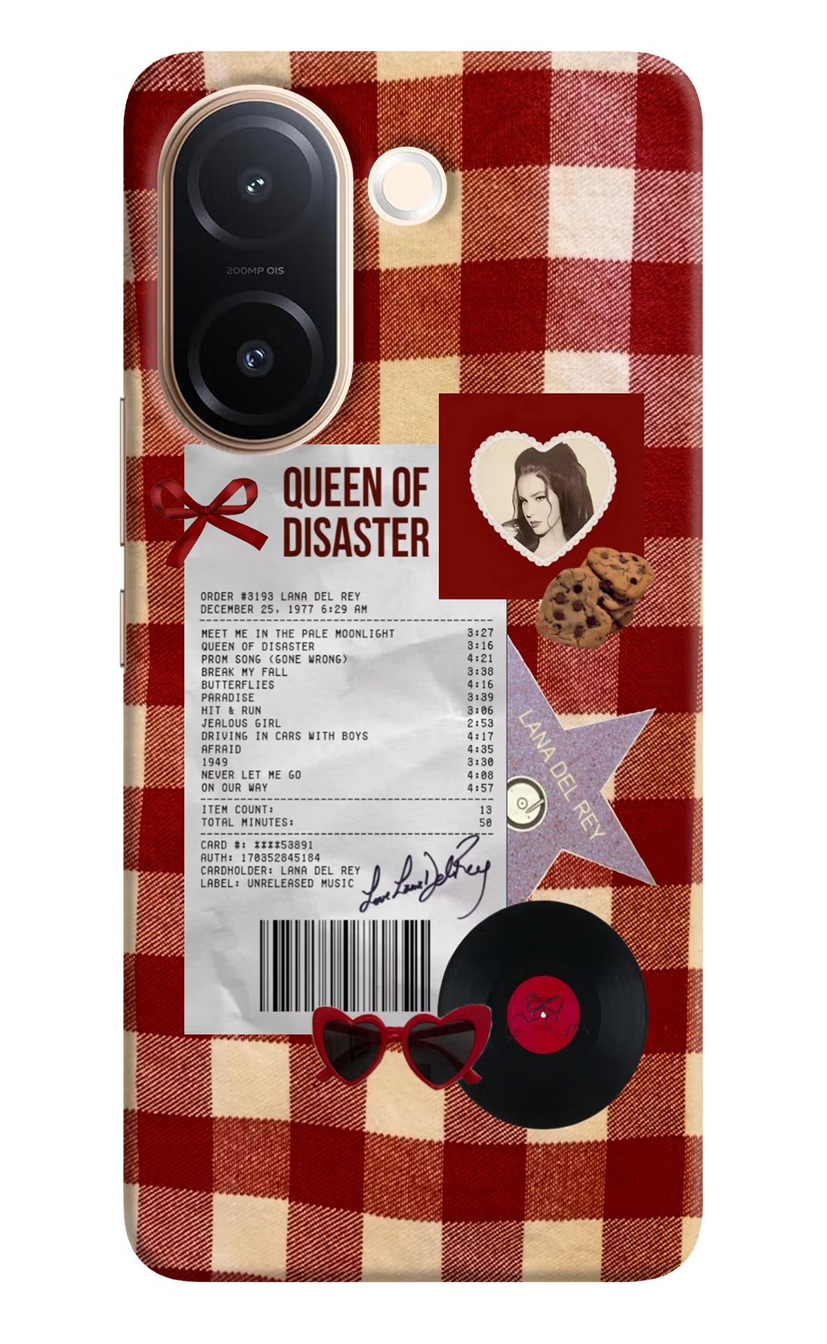 Queen of Disaster Vivo V60e 5G Back Cover - Queen of Disaster Vivo V60e 5G Back Cover Queen of Disaster Vivo V60e 5G Back Cover