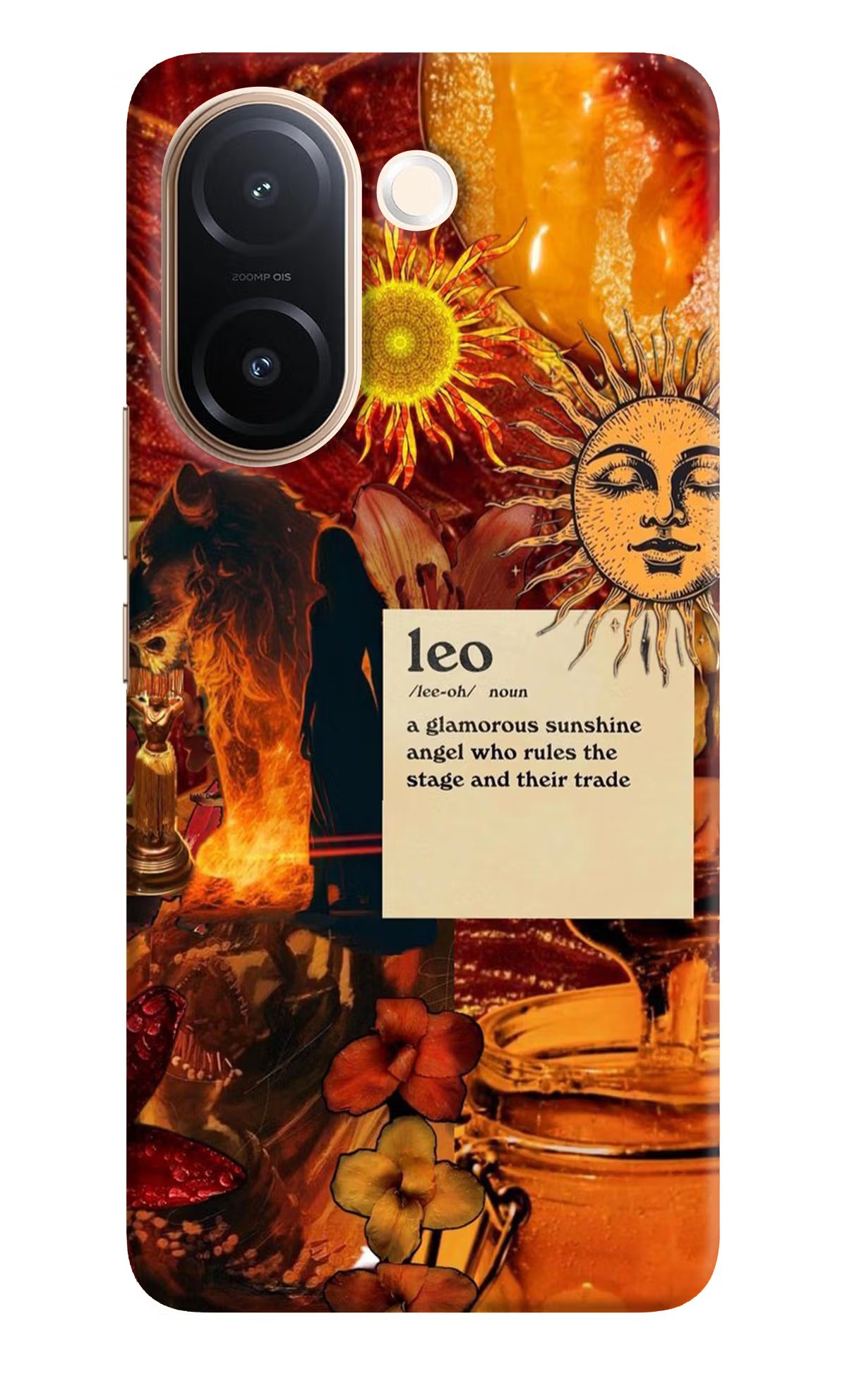 Leo Zodiac Vivo V60e 5G Back Cover - Leo Zodiac Vivo V60e 5G Back Cover Leo Zodiac Vivo V60e 5G Back Cover