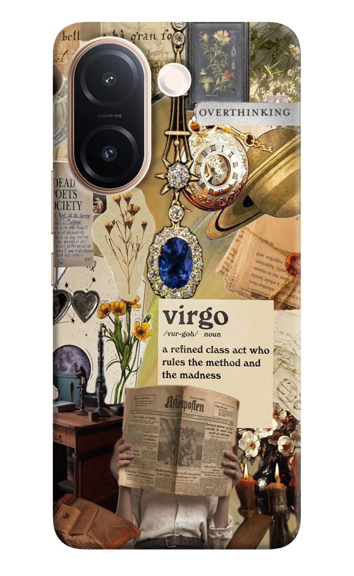 Virgo Zodiac Vivo V60e 5G Back Cover - Virgo Zodiac Vivo V60e 5G Back Cover Virgo Zodiac Vivo V60e 5G Back Cover