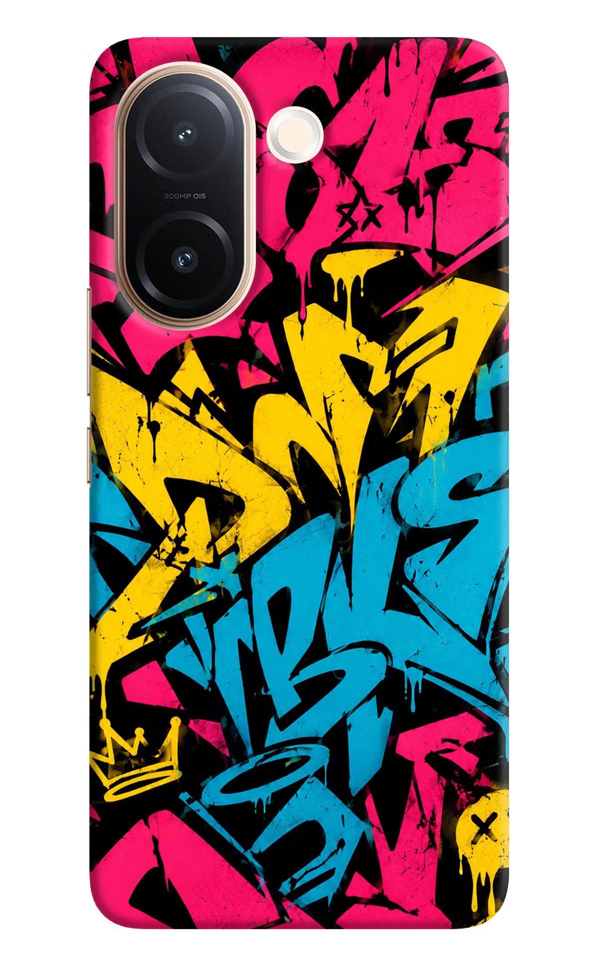 Graffiti Vibe Vivo V60e 5G Back Cover - Graffiti Vibe Vivo V60e 5G Back Cover Graffiti Vibe Vivo V60e 5G Back Cover