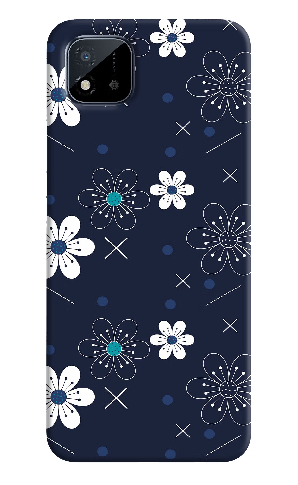 Flowers Realme C11 2021 Back Cover - Flowers Realme C11 2021 Back Cover Flowers Realme C11 2021 Back Cover