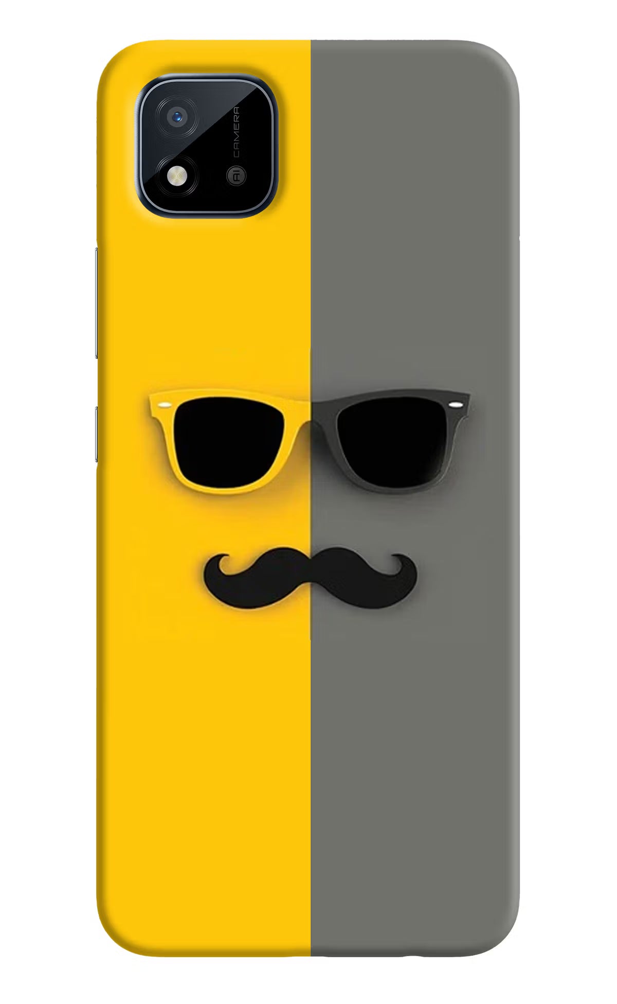 Sunglasses with Mustache Realme C11 2021 Back Cover - Sunglasses with Mustache Realme C11 2021 Back Cover Sunglasses with Mustache Realme C11 2021 Back Cover