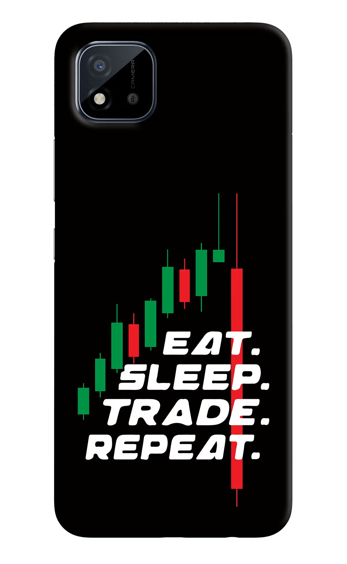 Eat Sleep Trade Repeat Realme C11 2021 Back Cover - Eat Sleep Trade Repeat Realme C11 2021 Back Cover Eat Sleep Trade Repeat Realme C11 2021 Back Cover