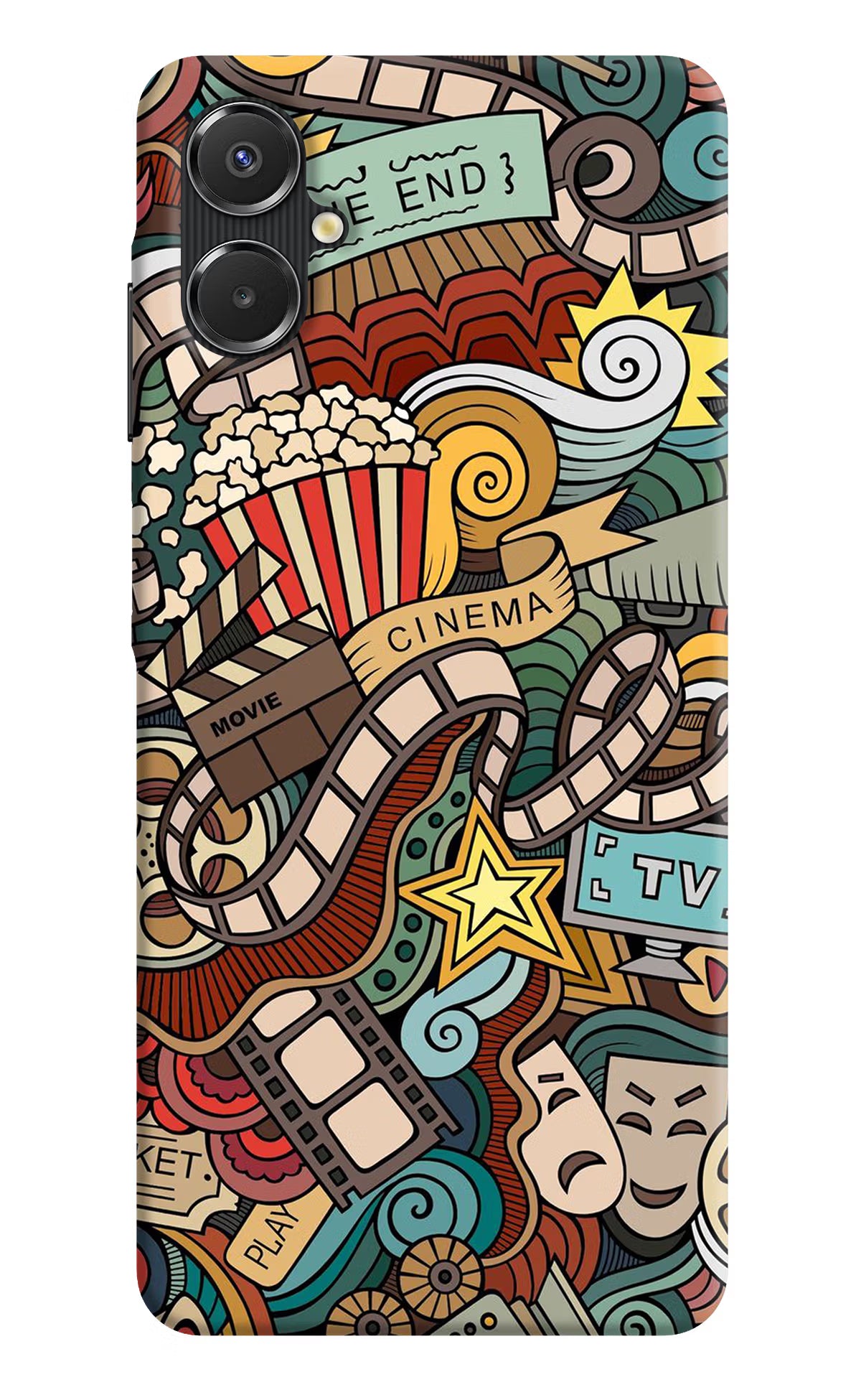 Cinema Abstract Samsung A06 5G Back Cover - Cinema Abstract Samsung A06 5G Back Cover Cinema Abstract Samsung A06 5G Back Cover