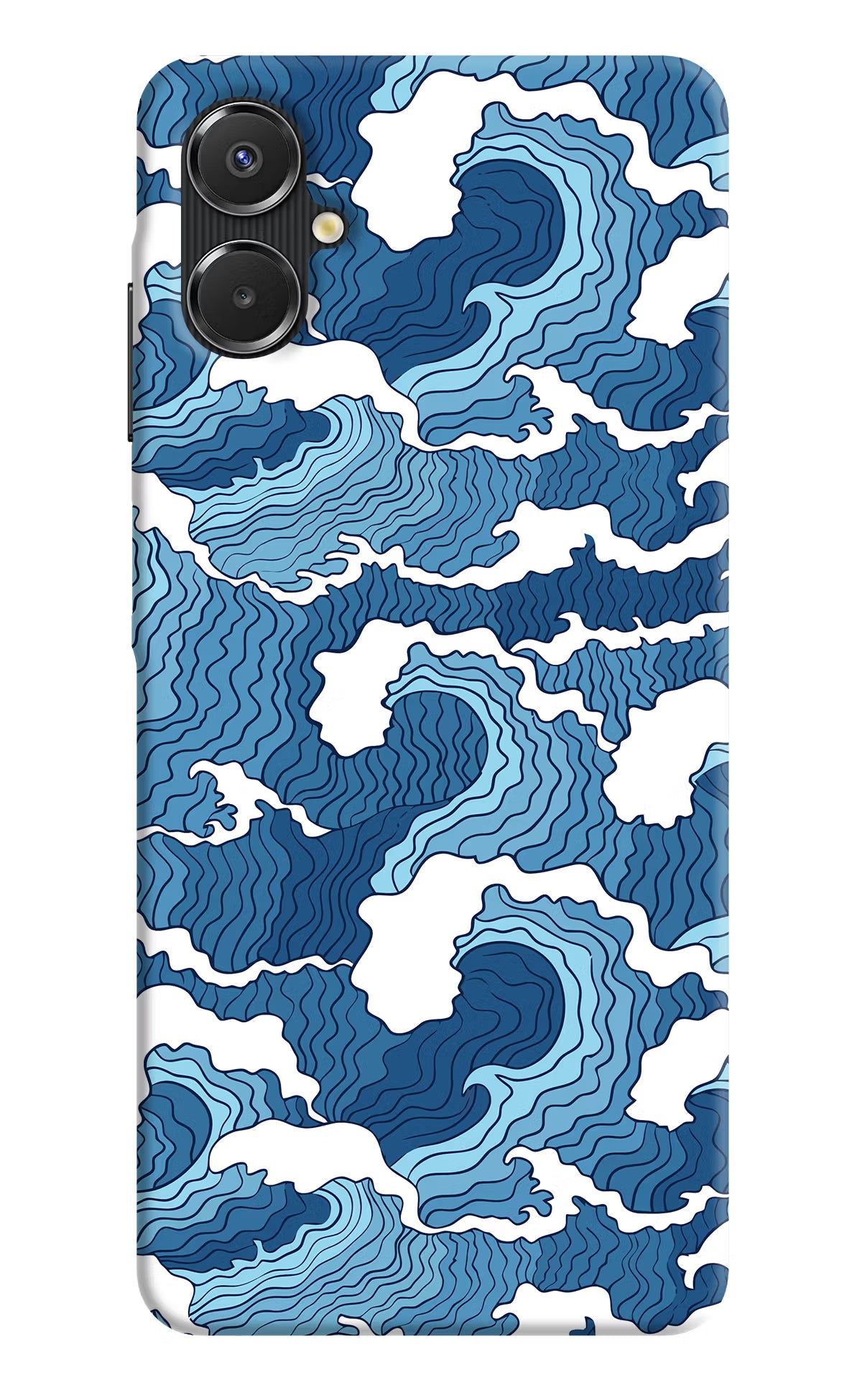 Blue Waves Samsung A06 5G Back Cover - Blue Waves Samsung A06 5G Back Cover Blue Waves Samsung A06 5G Back Cover