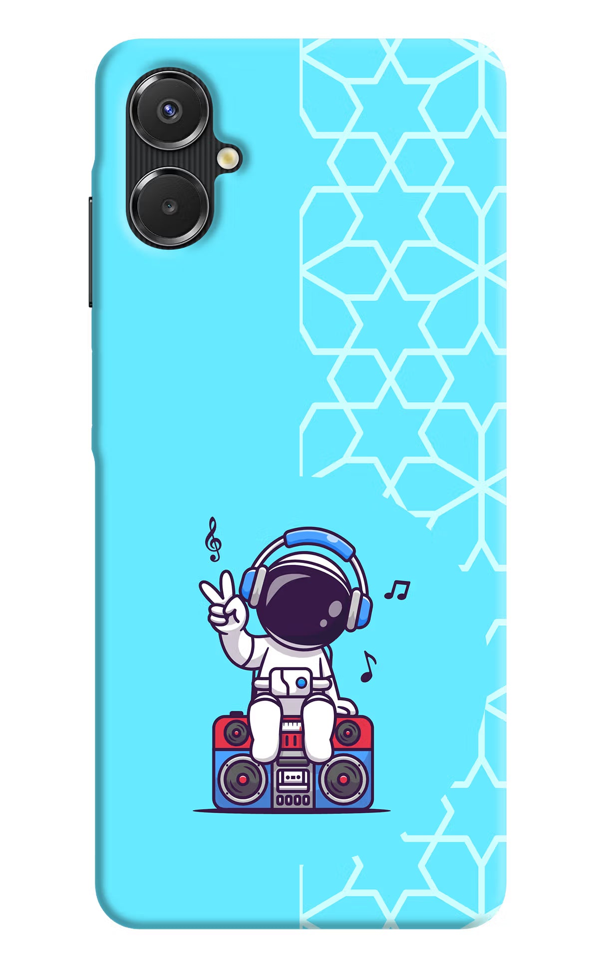 Cute Astronaut Chilling Samsung A06 5G Back Cover - Cute Astronaut Chilling Samsung A06 5G Back Cover Cute Astronaut Chilling Samsung A06 5G Back Cover